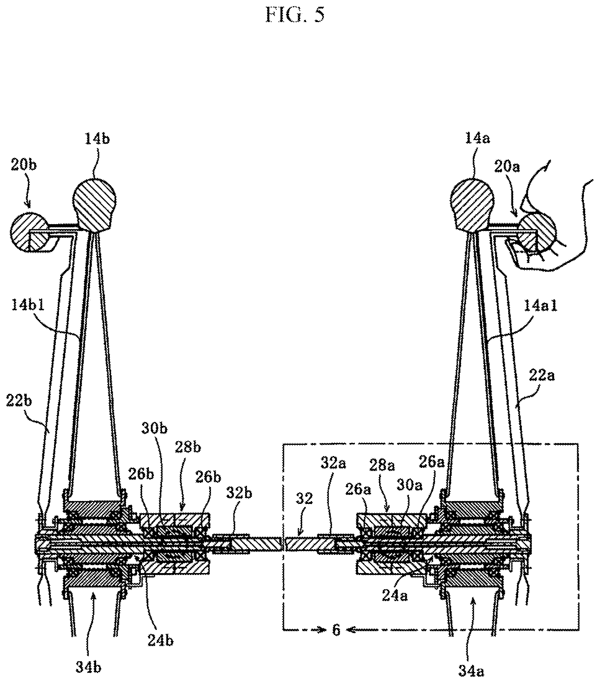 Patent US11793691 Figure 5 – Single-handedly operable wheelchair