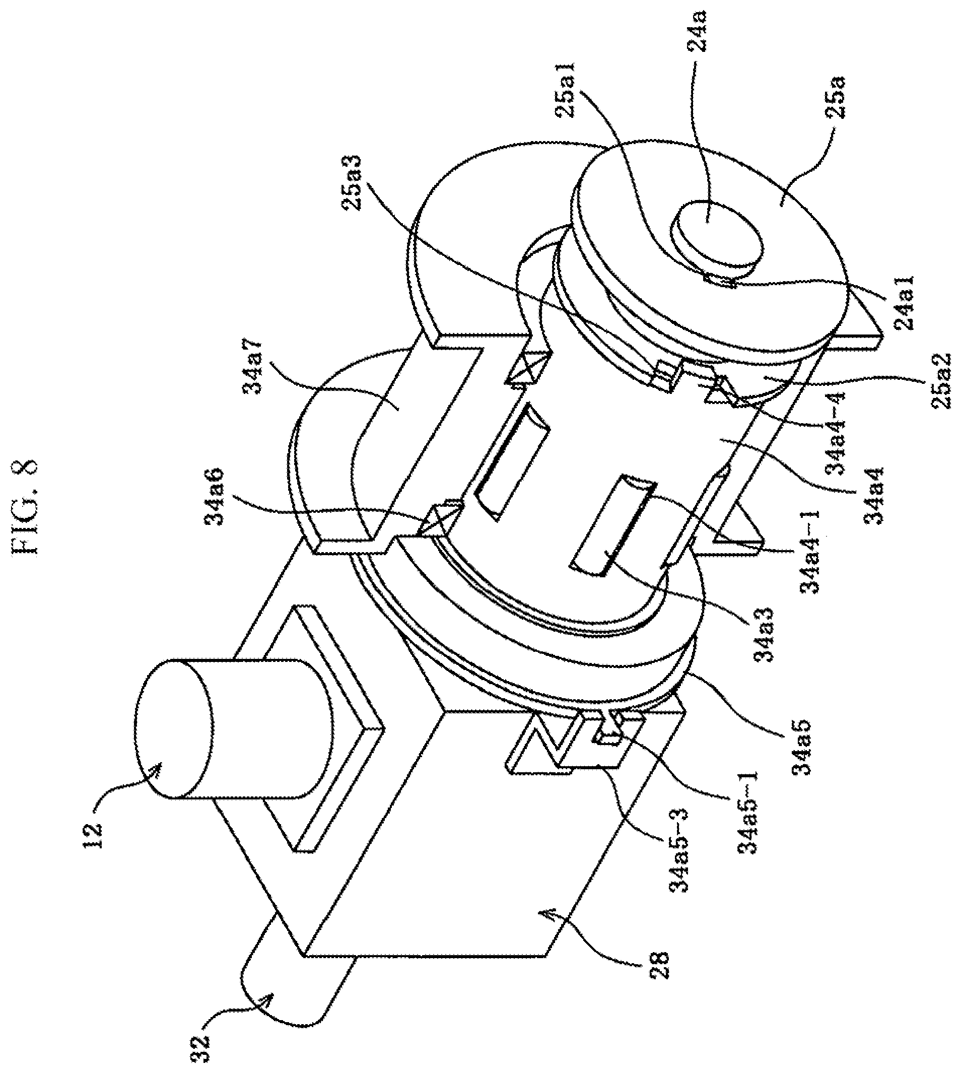 Patent US11793691 Figure 8 – Single-handedly operable wheelchair