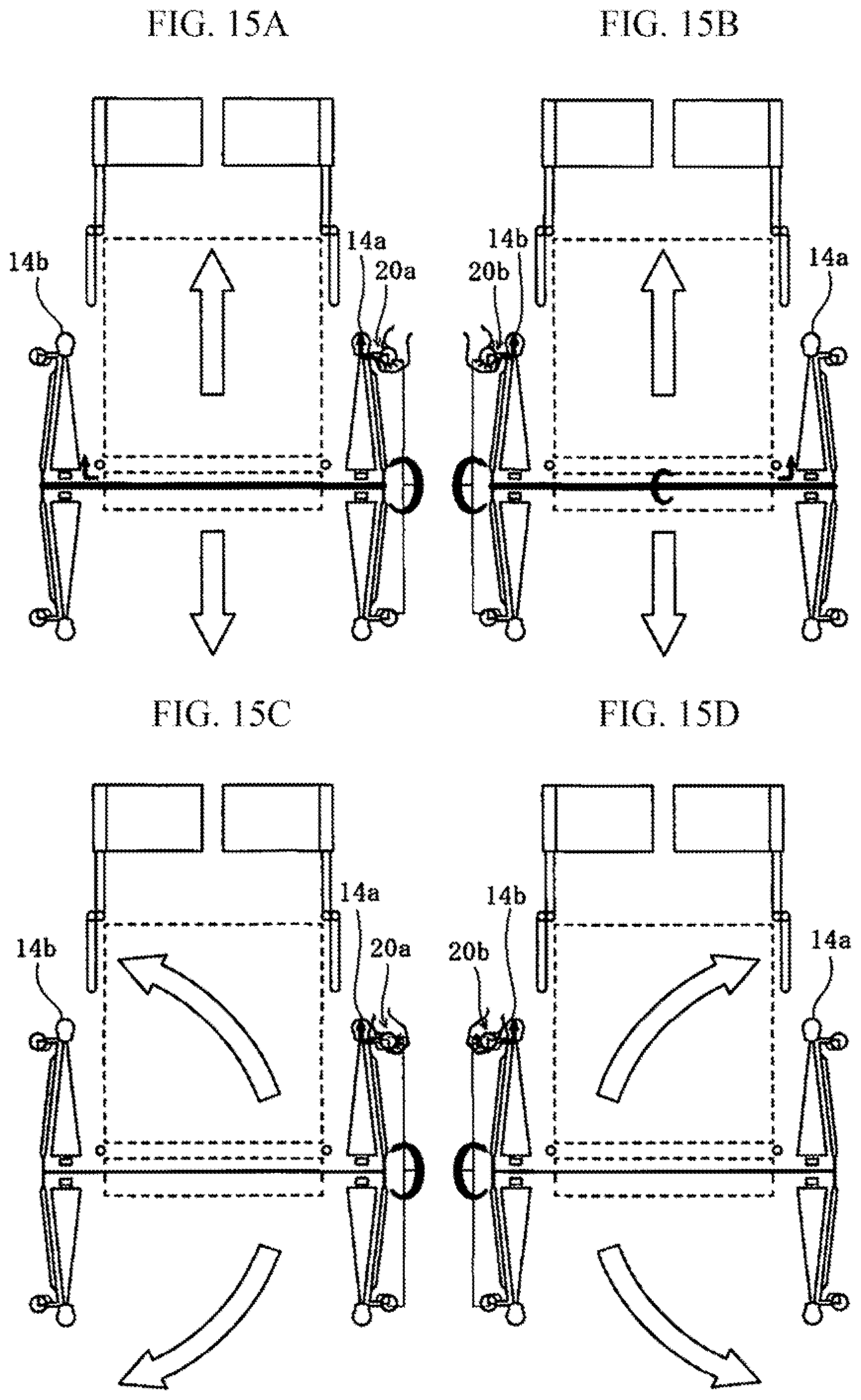 Patent US11793691 Figure 15 – Single-handedly operable wheelchair