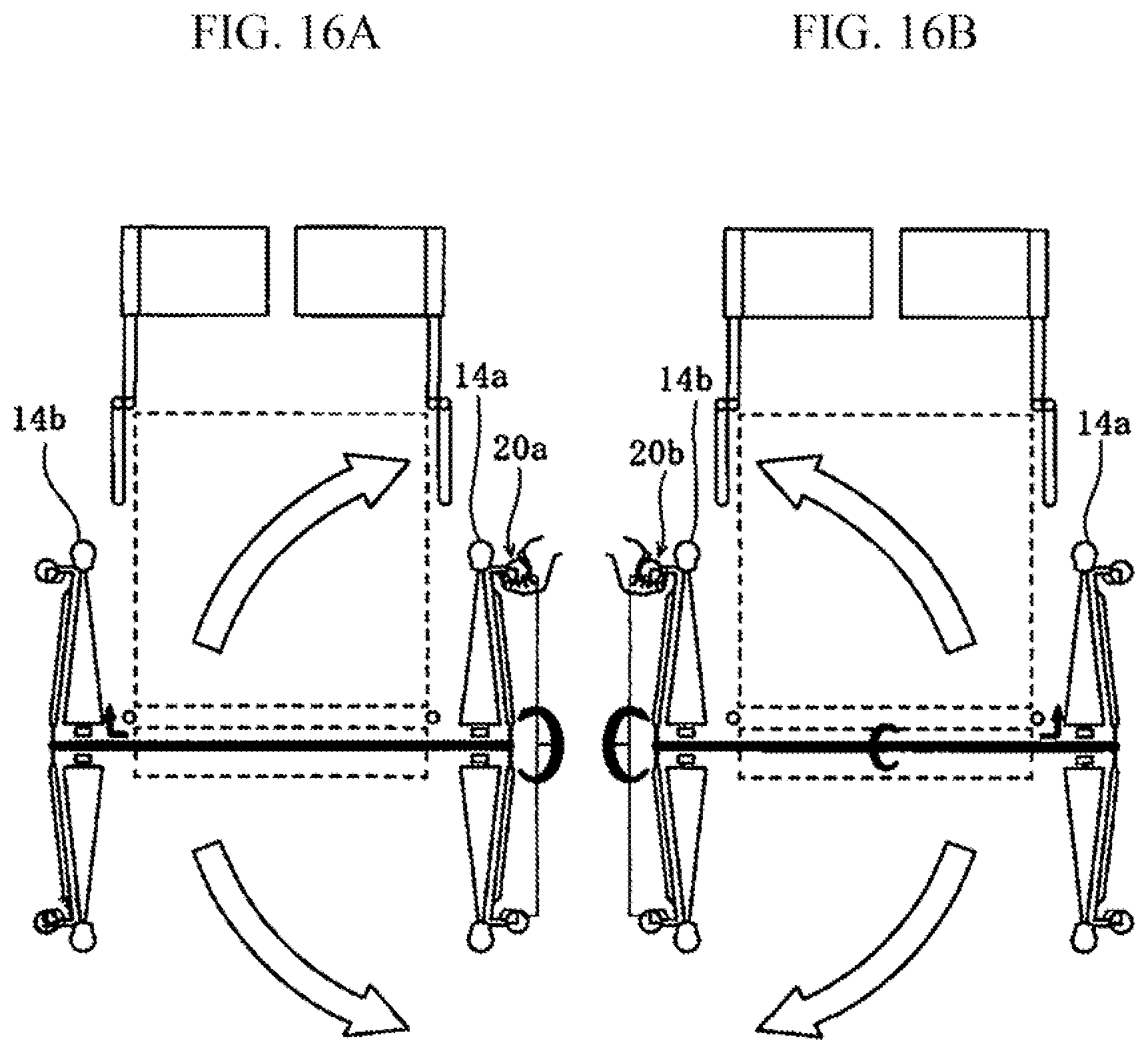 Patent US11793691 Figure 16 – Single-handedly operable wheelchair