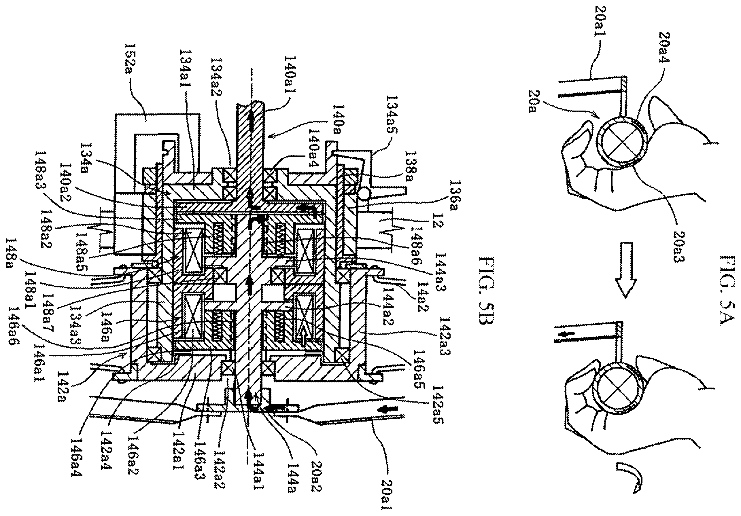 Patent US11793692 Figure 4 – Single-handedly operable wheelchair