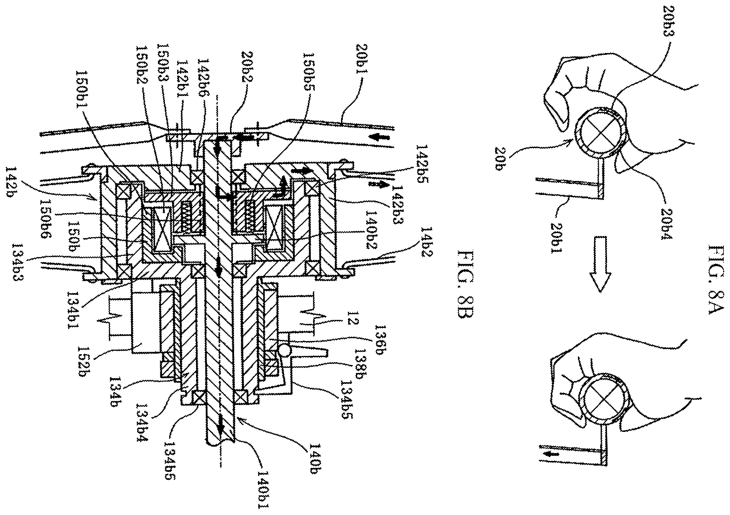 Patent US11793692 Figure 7 – Single-handedly operable wheelchair