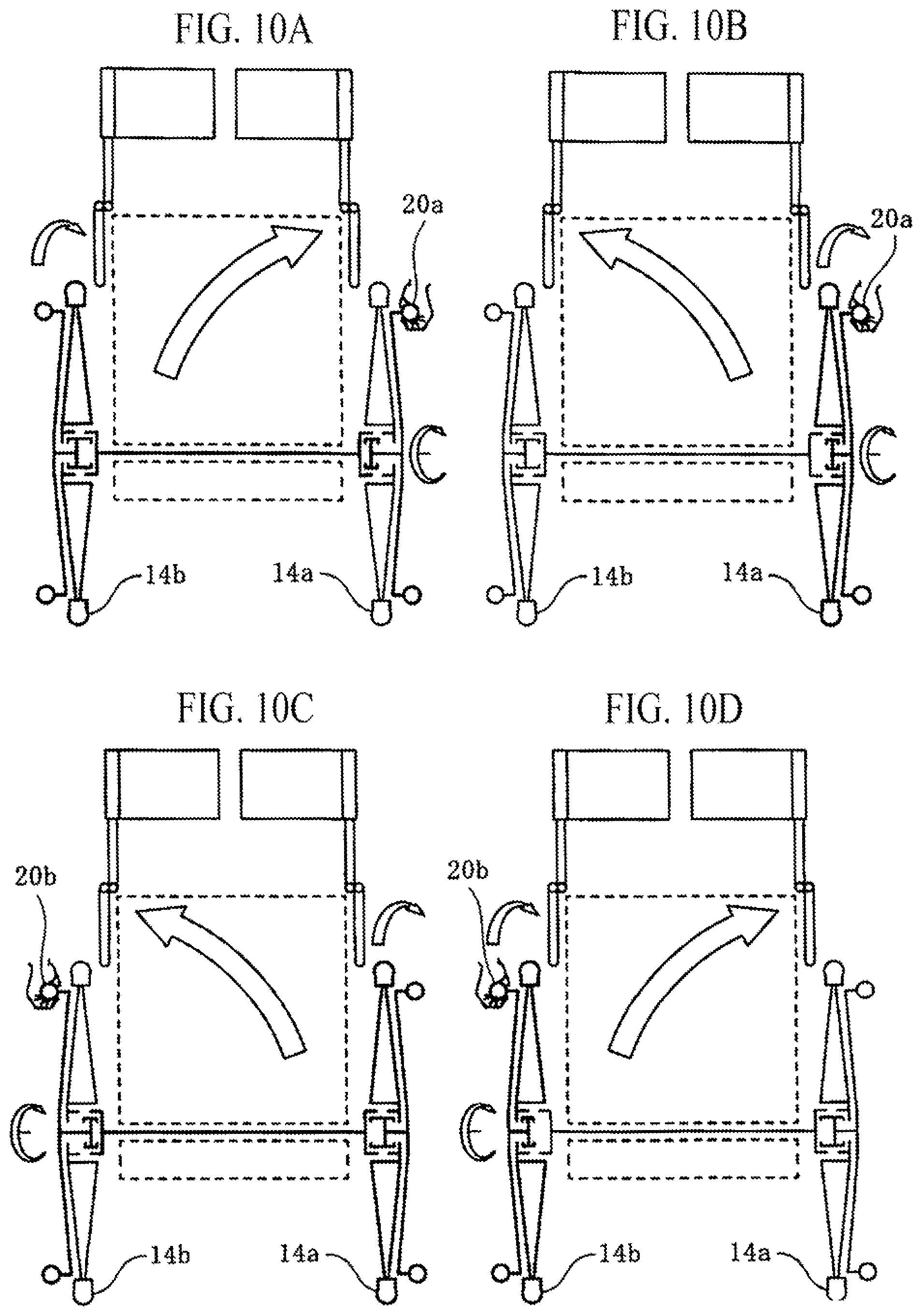 Patent US11793692 Figure 9 – Single-handedly operable wheelchair