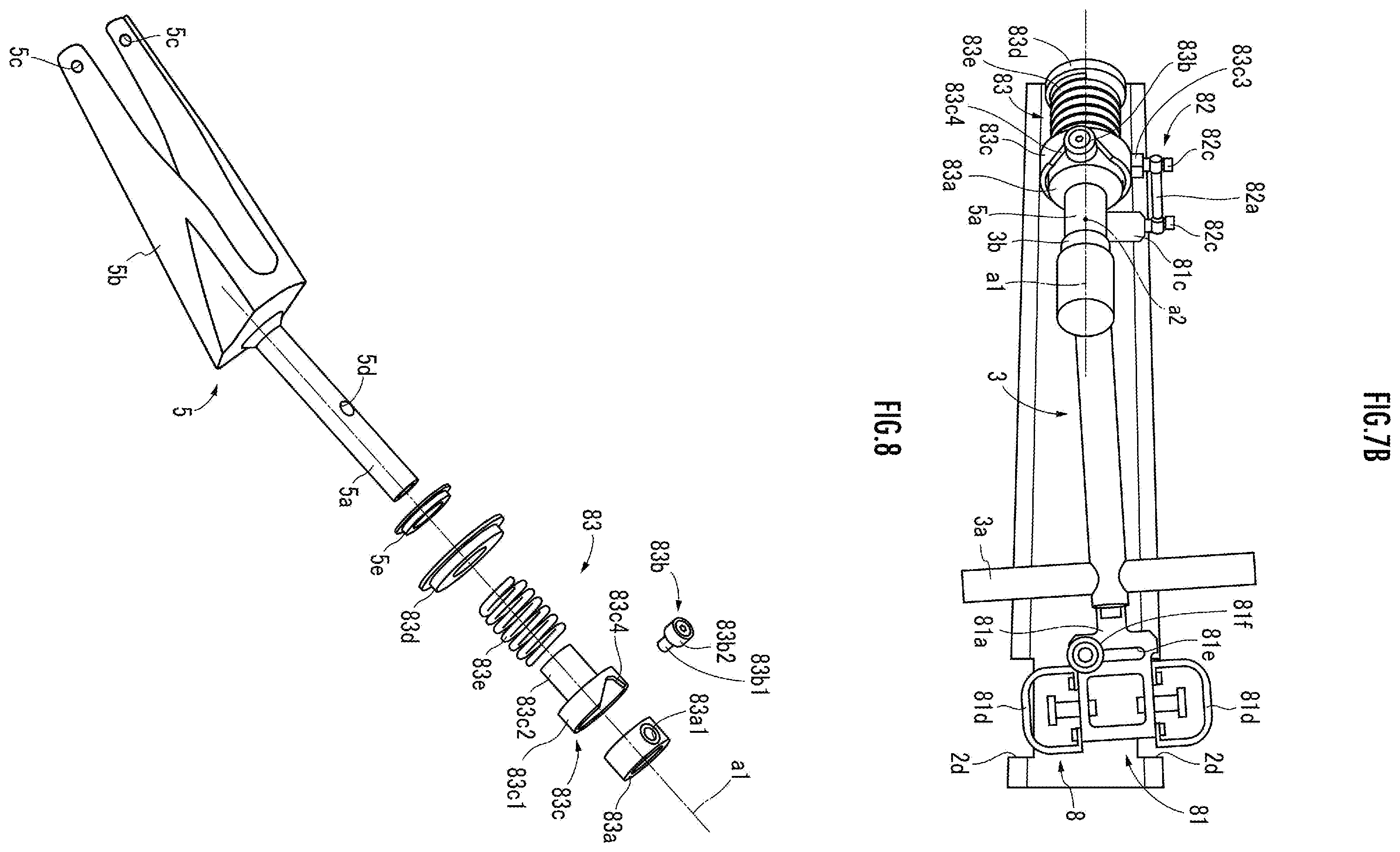 Patent US11793693 Figure 7 – Steering mechanism and wheelchair equipped with same