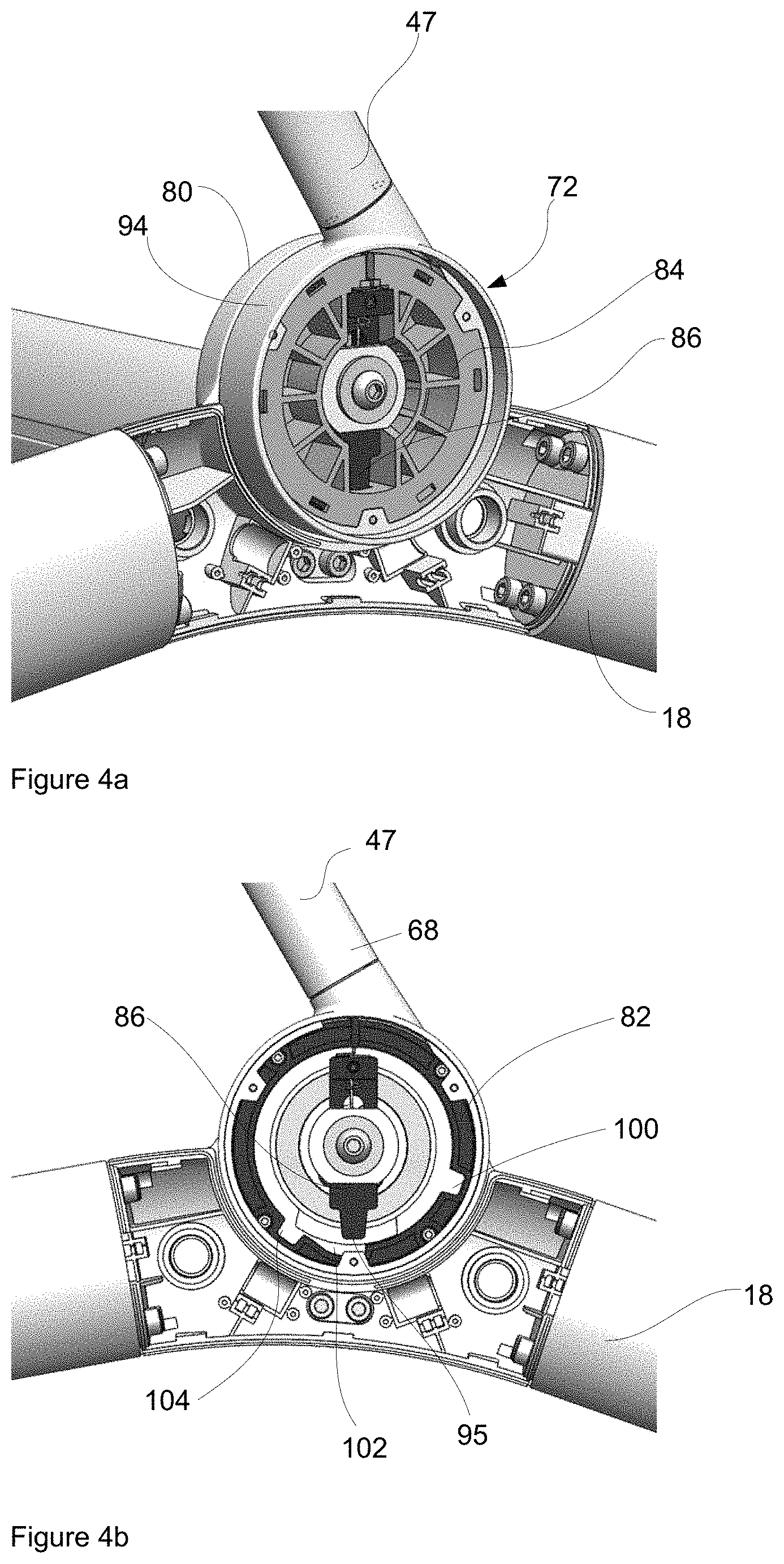 Patent US11793694 Figure 4 – Removably attached seat for a mobility apparatus