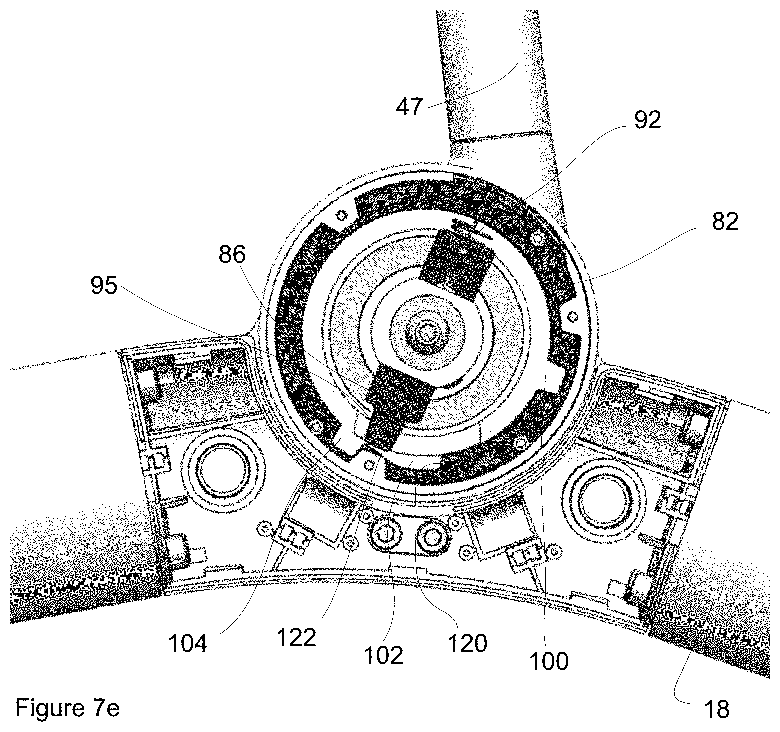Patent US11793694 Figure 9 – Removably attached seat for a mobility apparatus