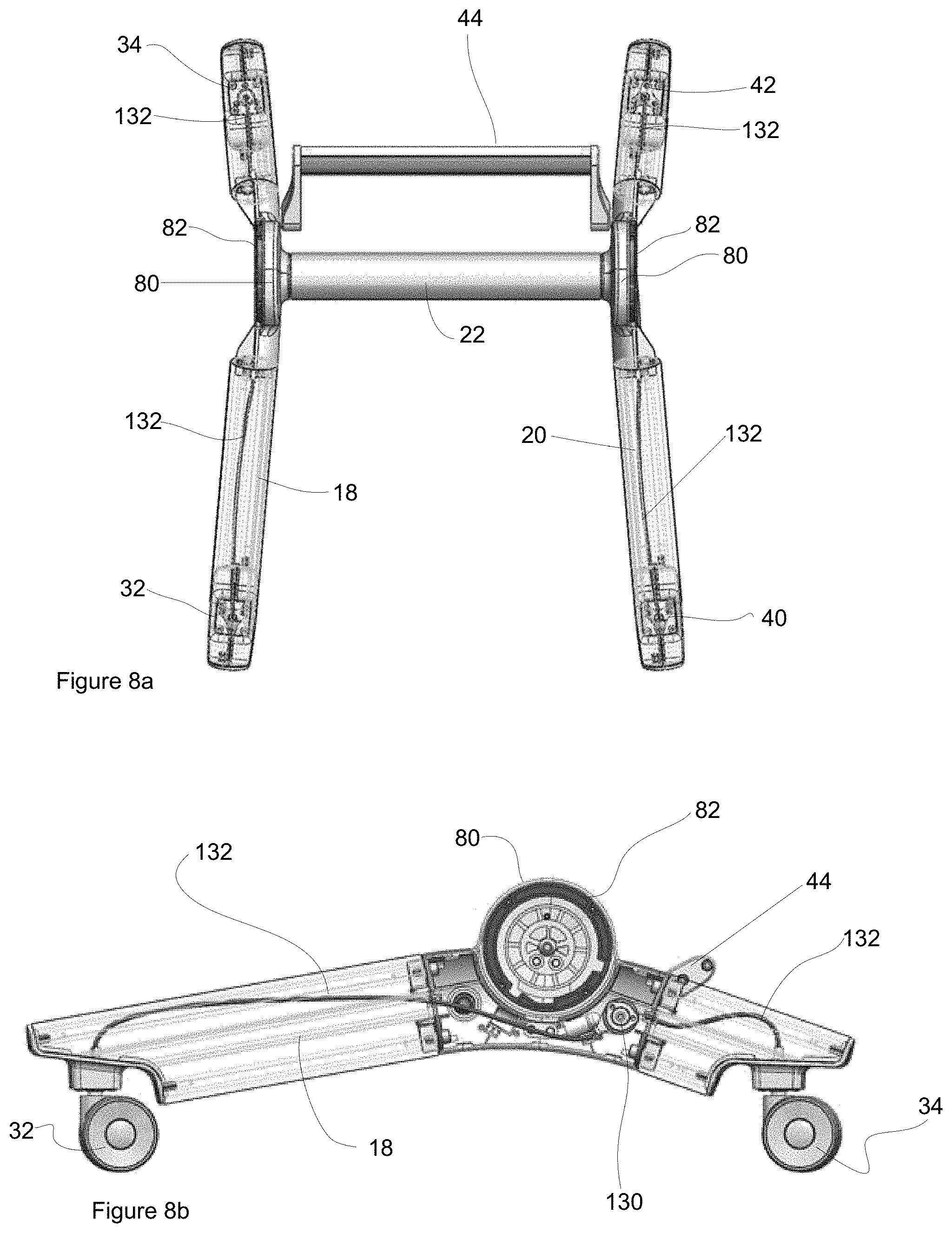 Patent US11793694 Figure 10 – Removably attached seat for a mobility apparatus