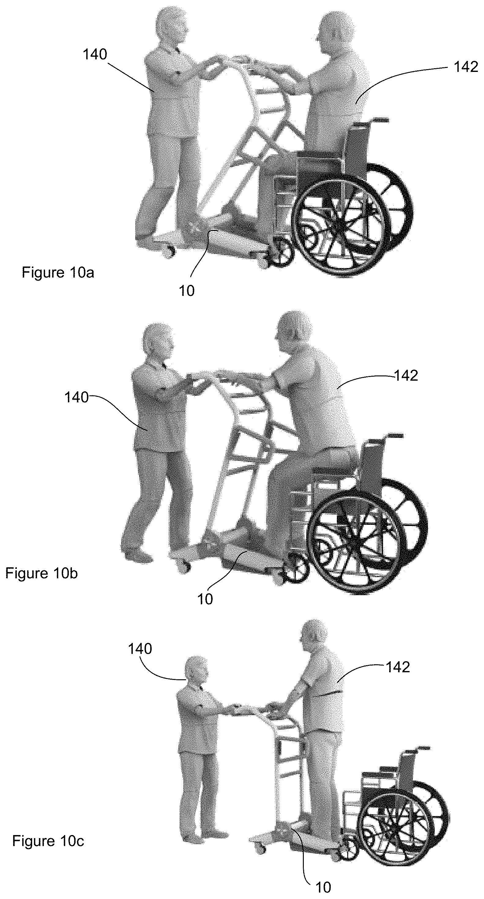 Patent US11793694 Figure 12 – Removably attached seat for a mobility apparatus