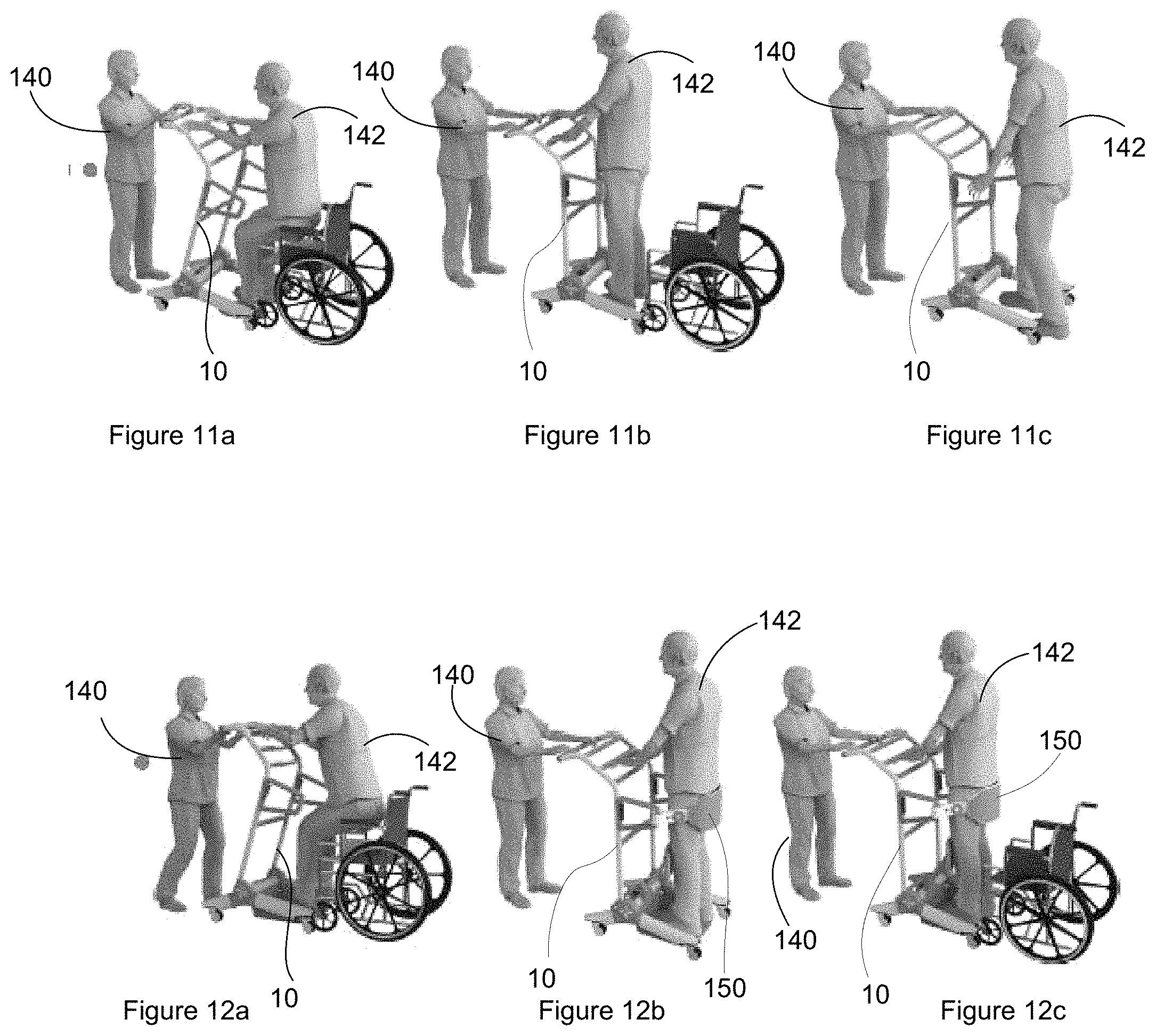 Patent US11793694 Figure 13 – Removably attached seat for a mobility apparatus