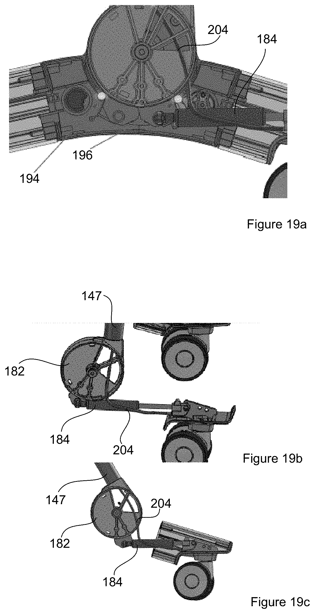 Patent US11793694 Figure 19 – Removably attached seat for a mobility apparatus
