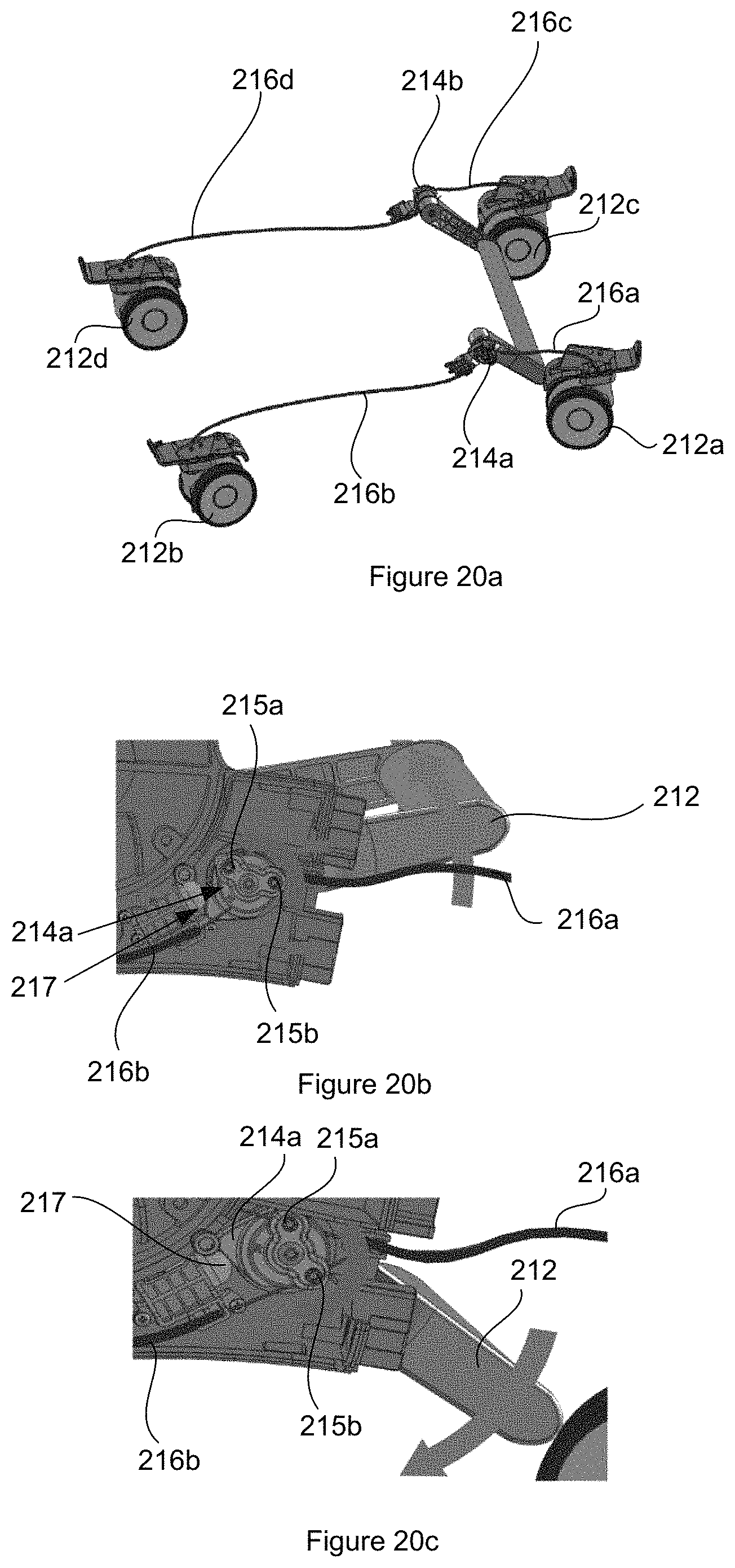 Patent US11793694 Figure 20 – Removably attached seat for a mobility apparatus