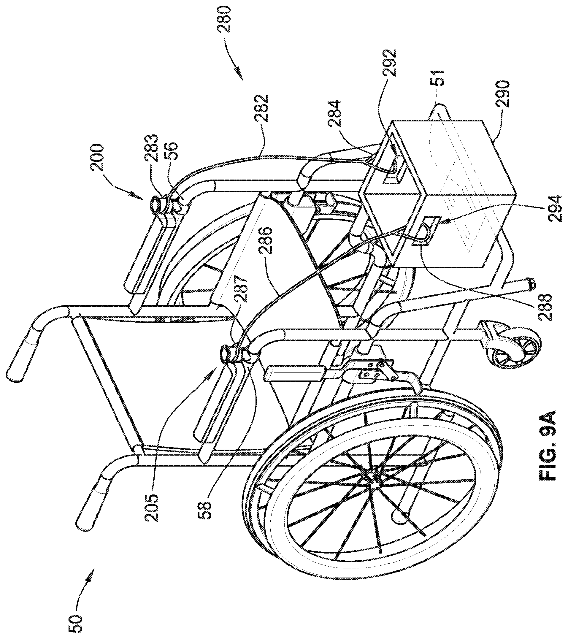 Patent US11793697 Figure 10 – Wheelchair mounting systems and methods of using the same