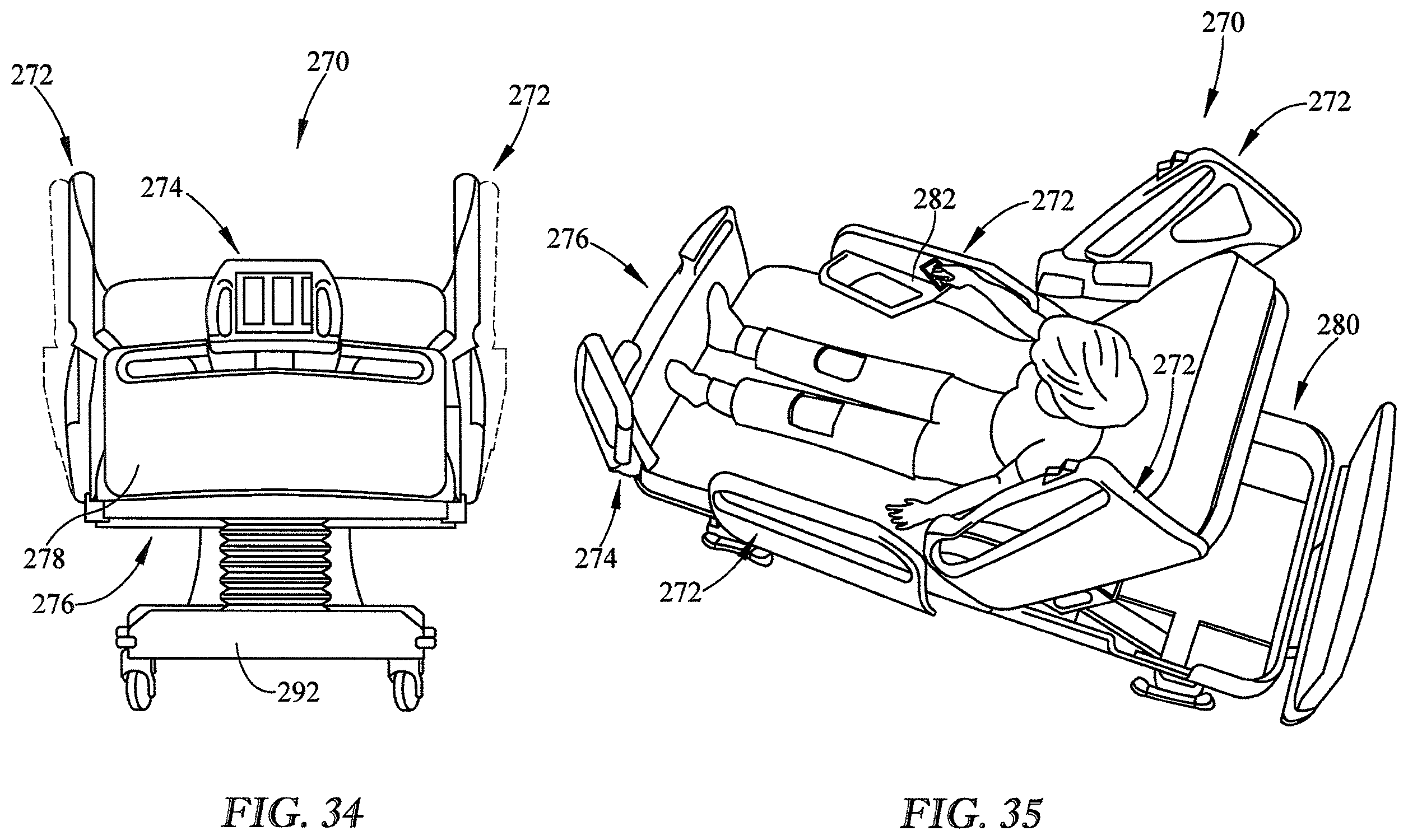Patent US11793698 Figure 13 – Hospital bed having drainage bag sensor