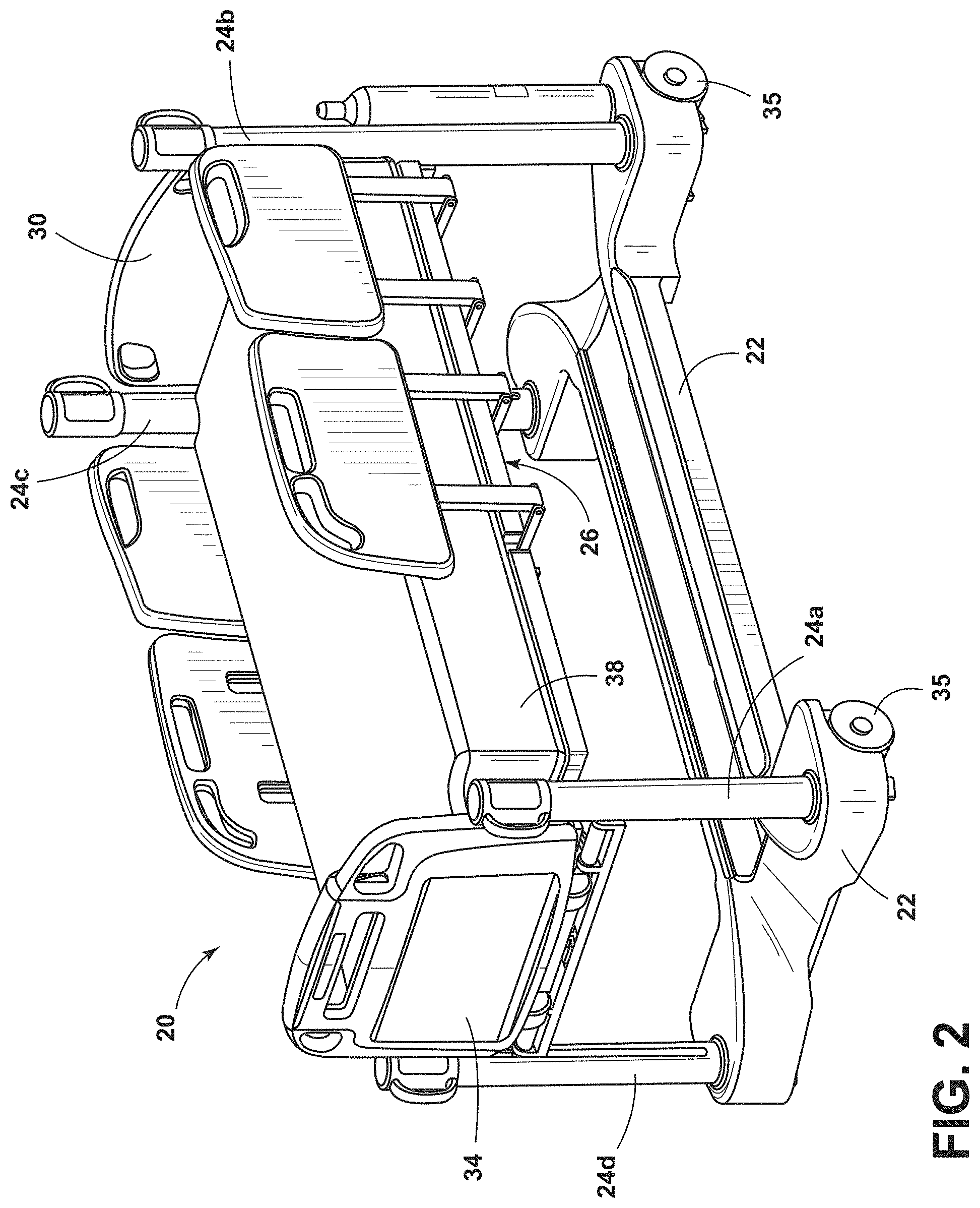 Patent US11793699 Figure 2 – Patient support with energy transfer