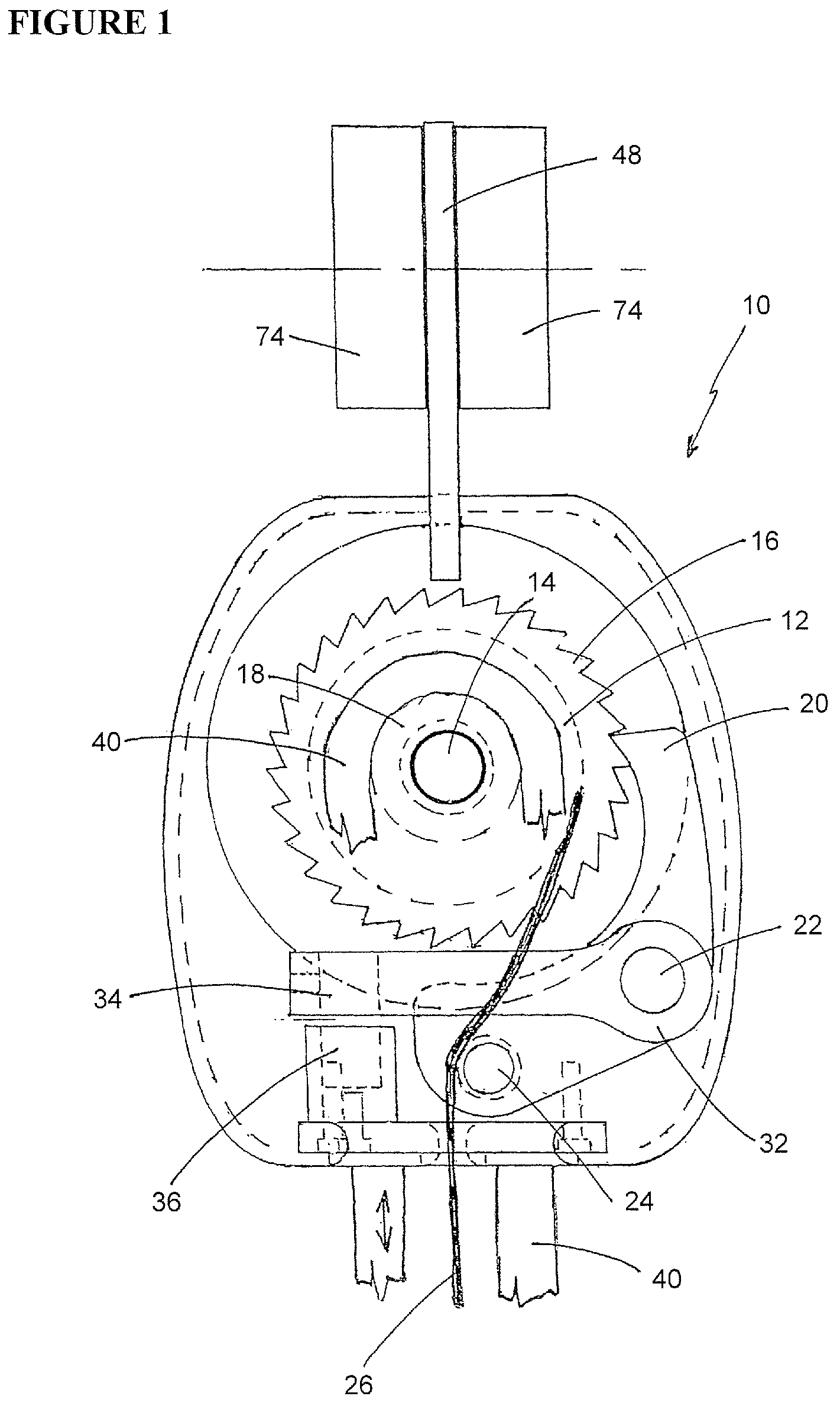 Patent US11793701 Figure 1 – Device for bearing the weight of a load