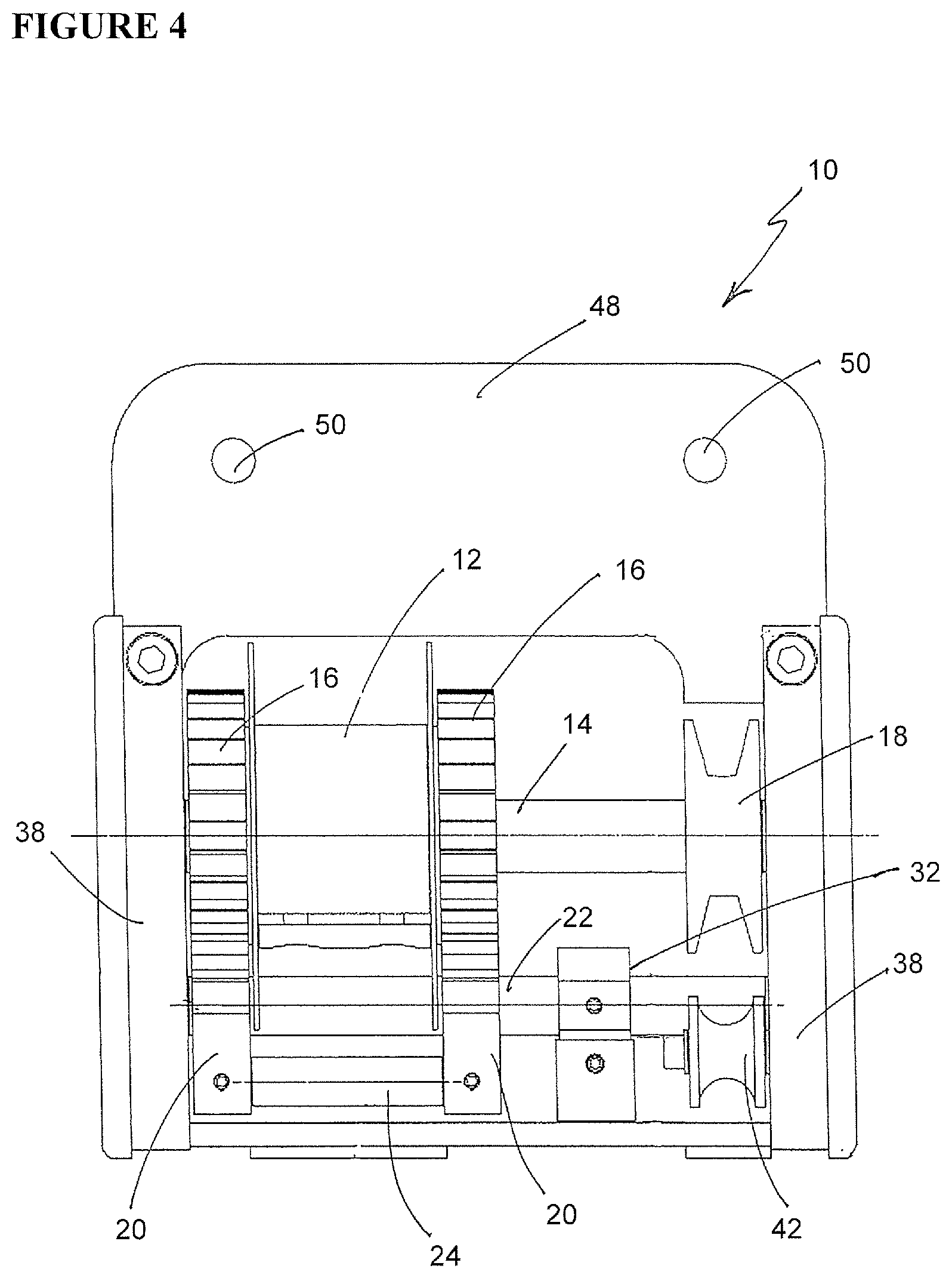 Patent US11793701 Figure 4 – Device for bearing the weight of a load
