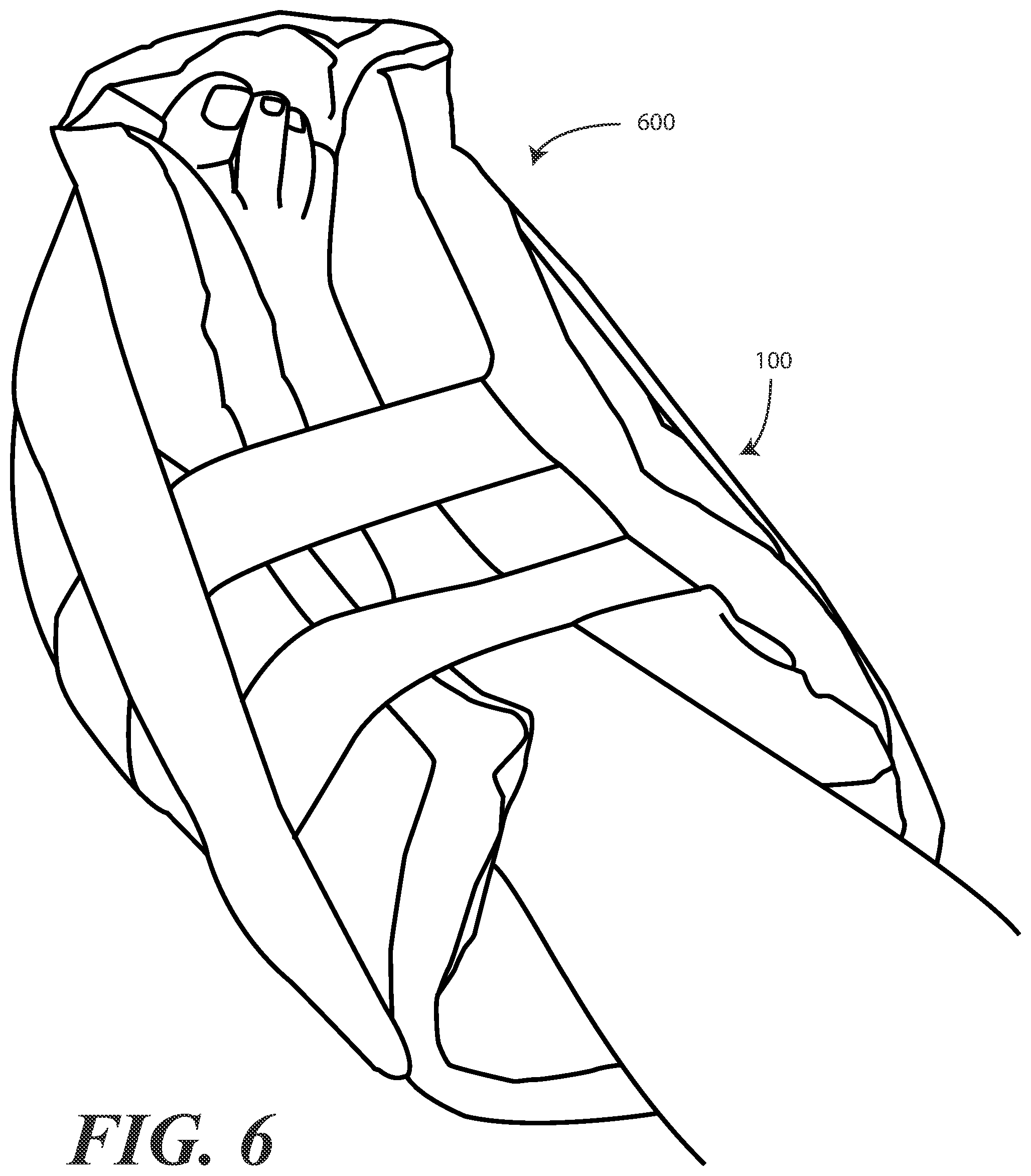 Patent US11793710 Figure 6 – Heel protector and corresponding rehabilitation systems and methods for using the same