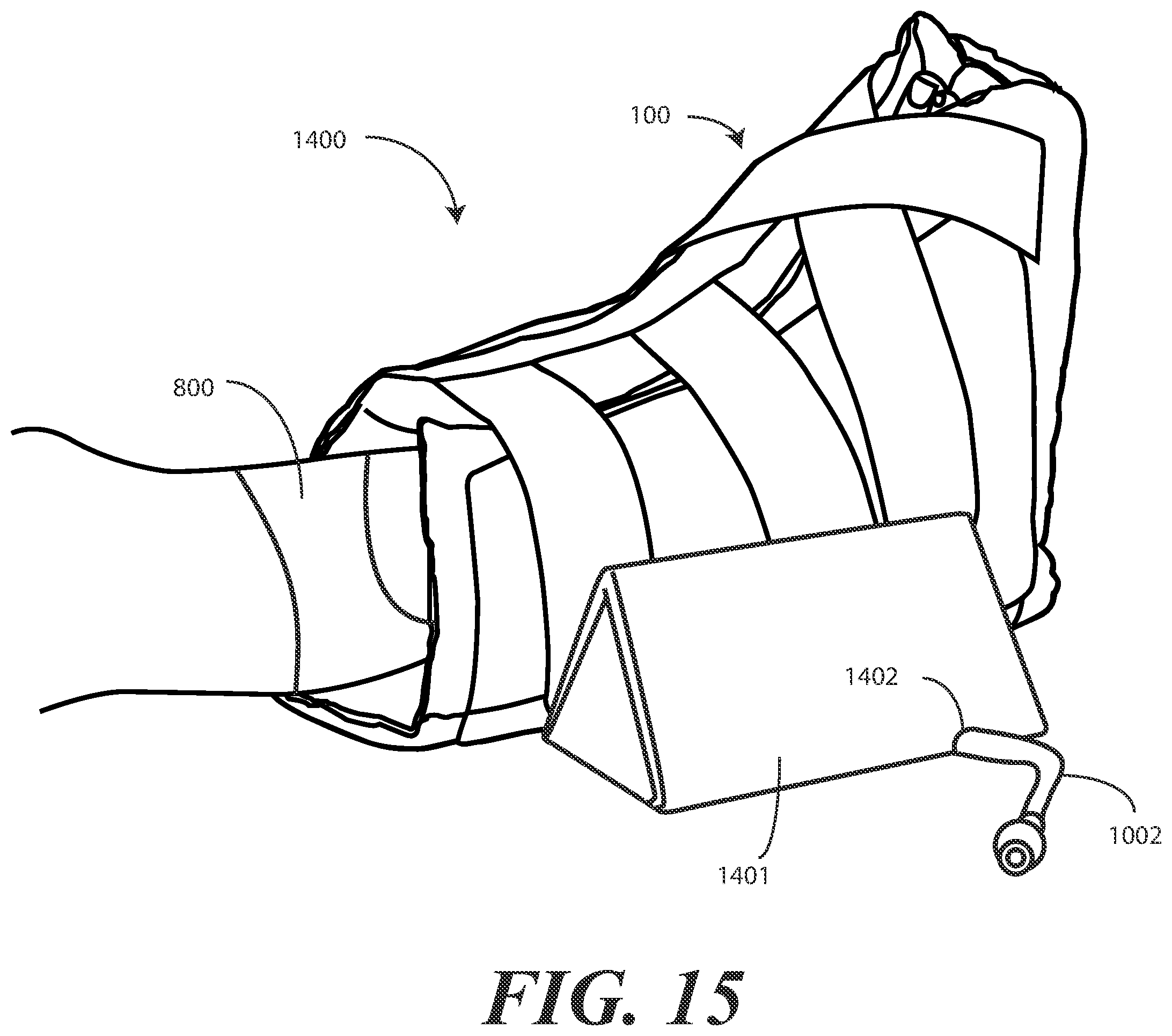 Patent US11793710 Figure 15 – Heel protector and corresponding rehabilitation systems and methods for using the same