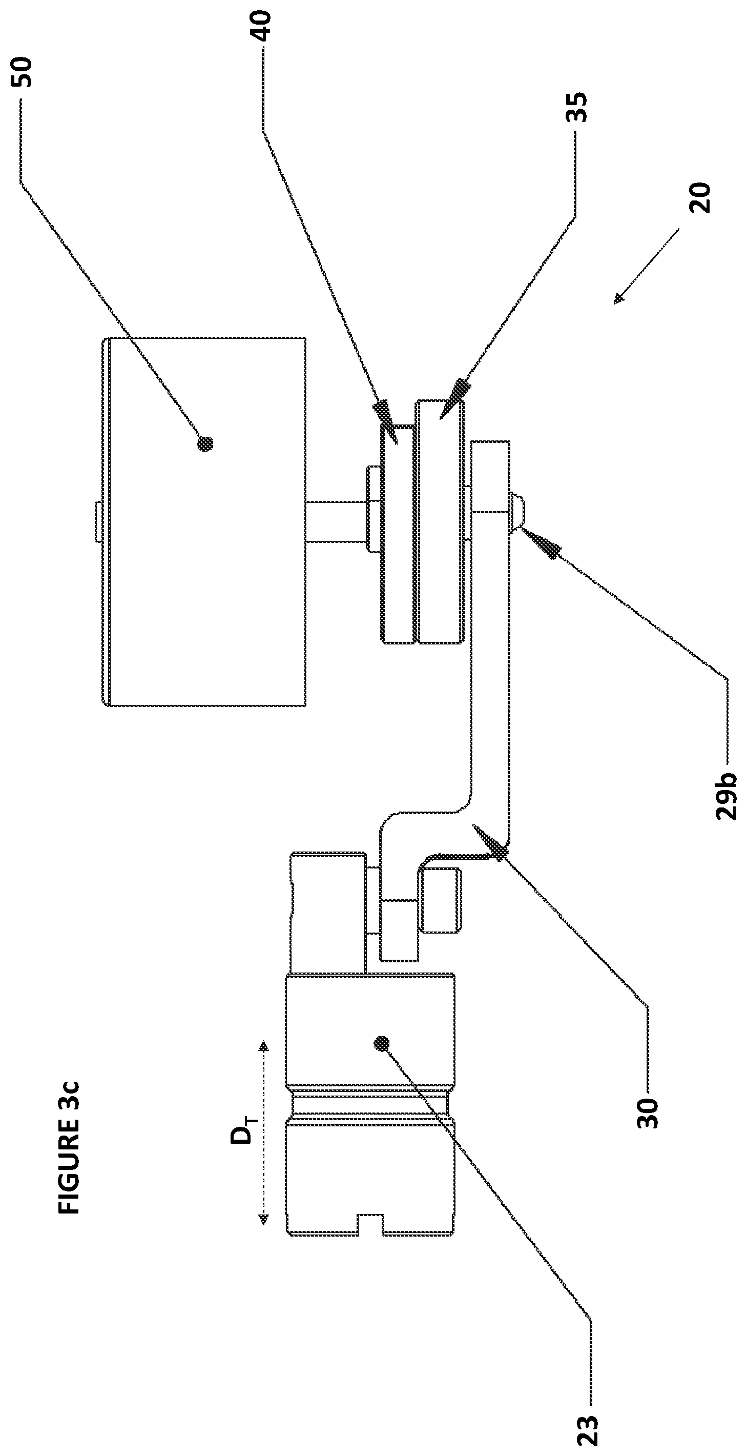 Patent US11793713 Figure 5 – Percussion massager having variable and selectable stroke length