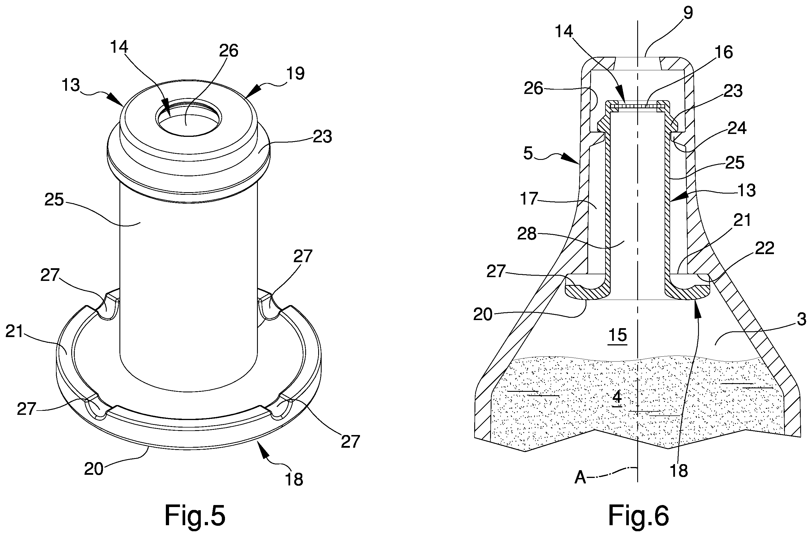 Patent US11793718 Figure 3 – Container, particularly for medical products, pharmaceuticals, cosmetics, food or the like
