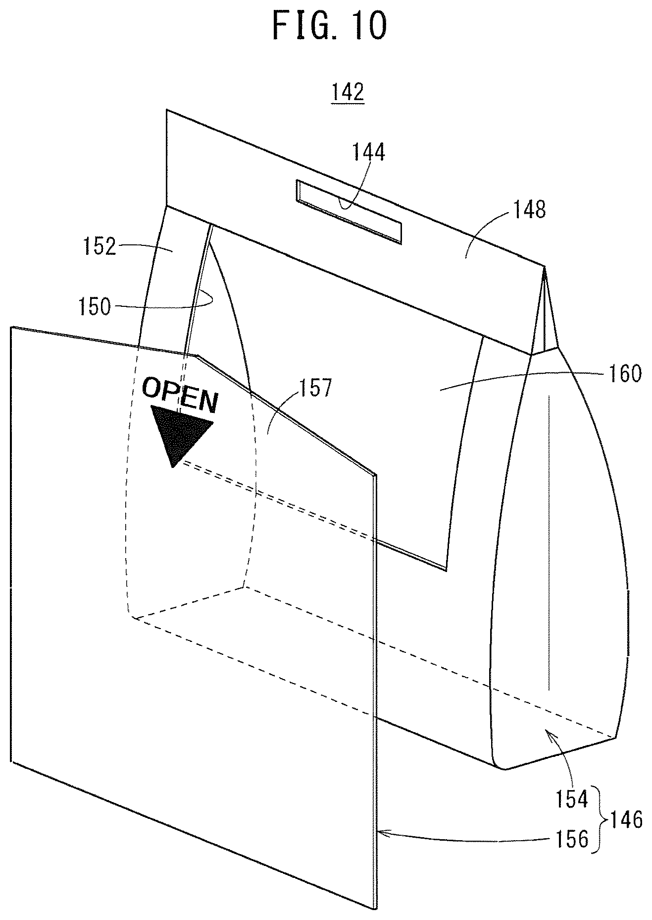 Patent US11793720 Figure 10 – Medical bag hanger and blood collection device package
