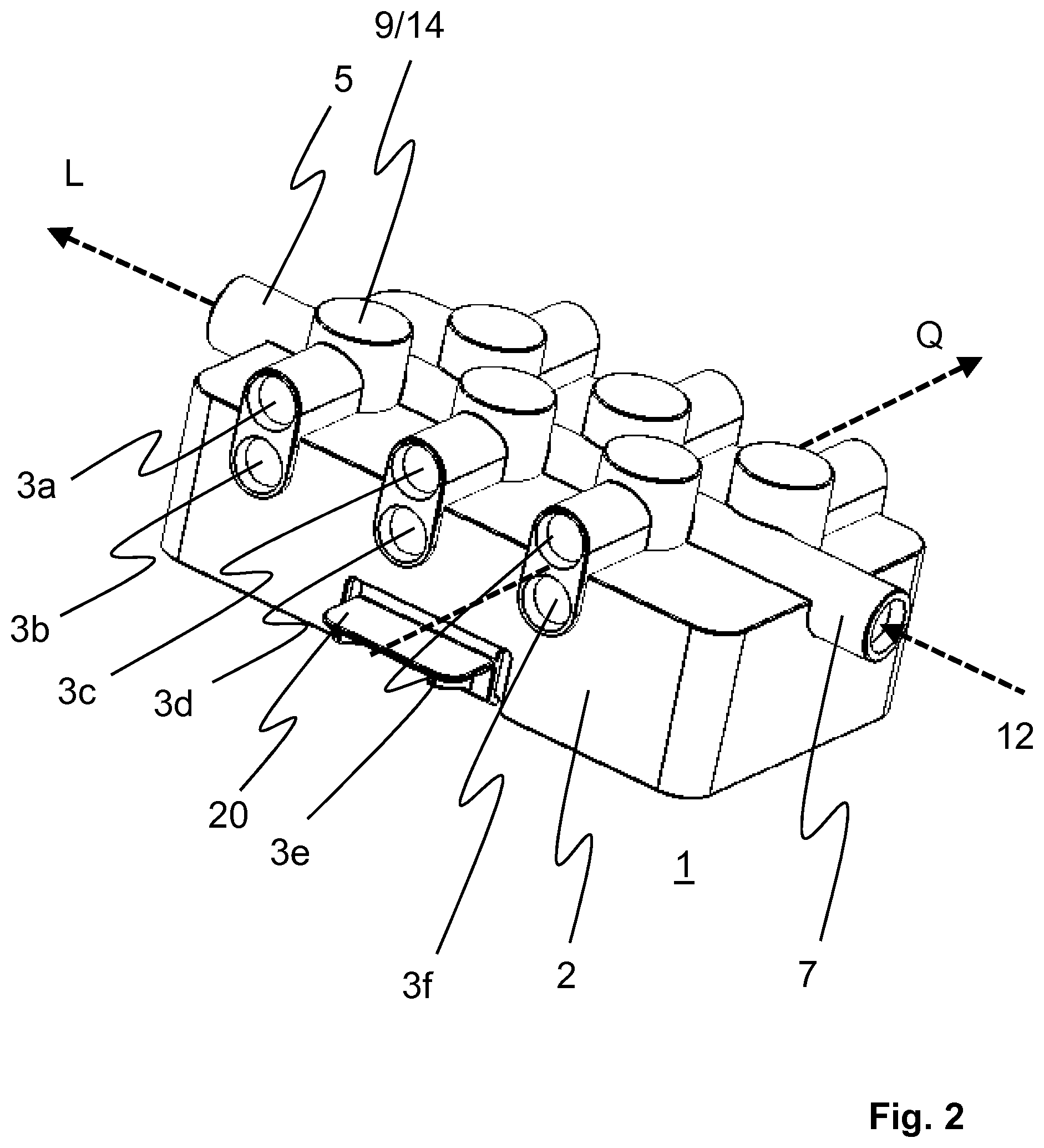 Patent US11793722 Figure 2 – Valve unit for a system for producing a medical preparation