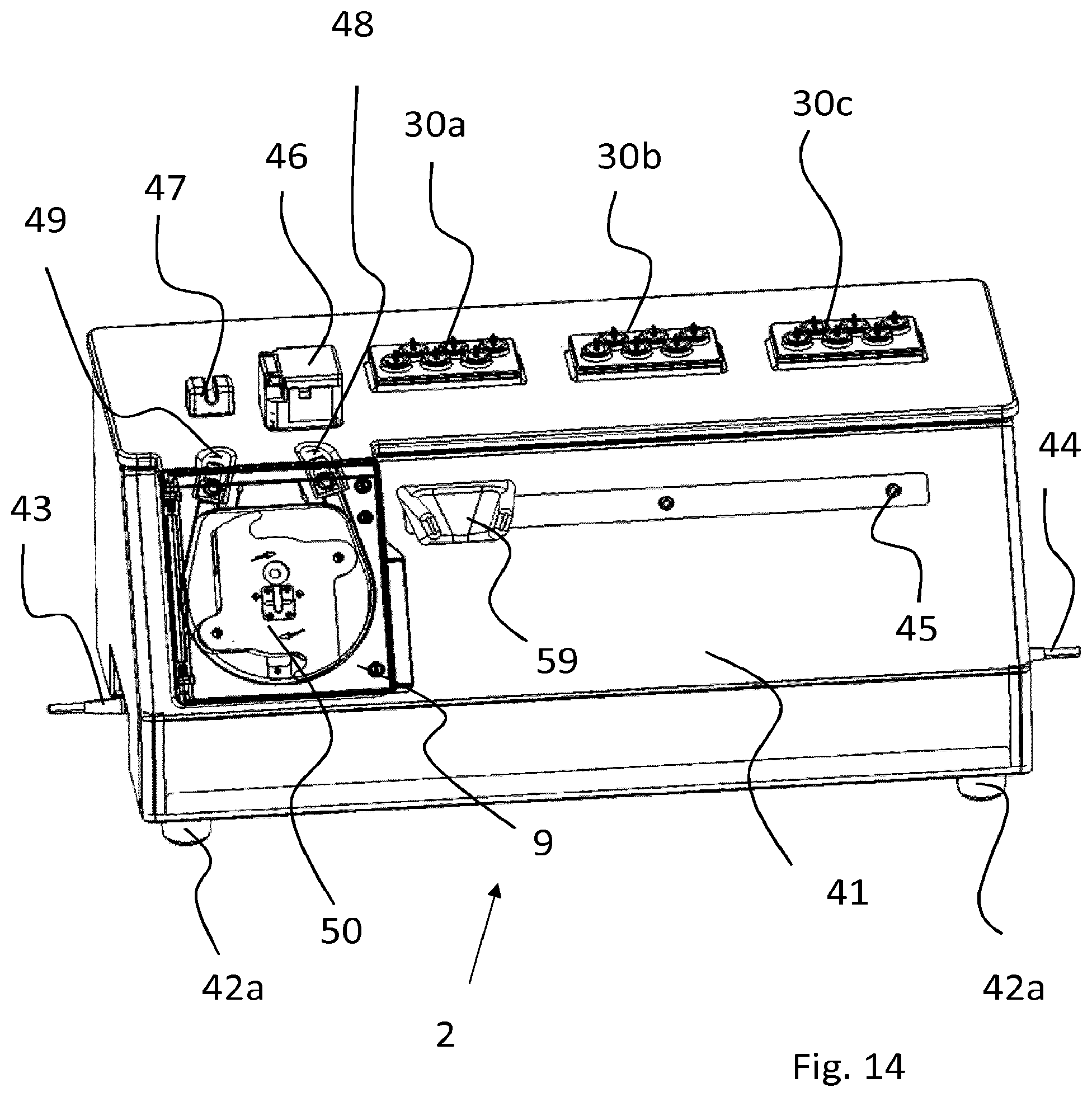 Patent US11793723 Figure 8 – Installation for producing a medical preparation