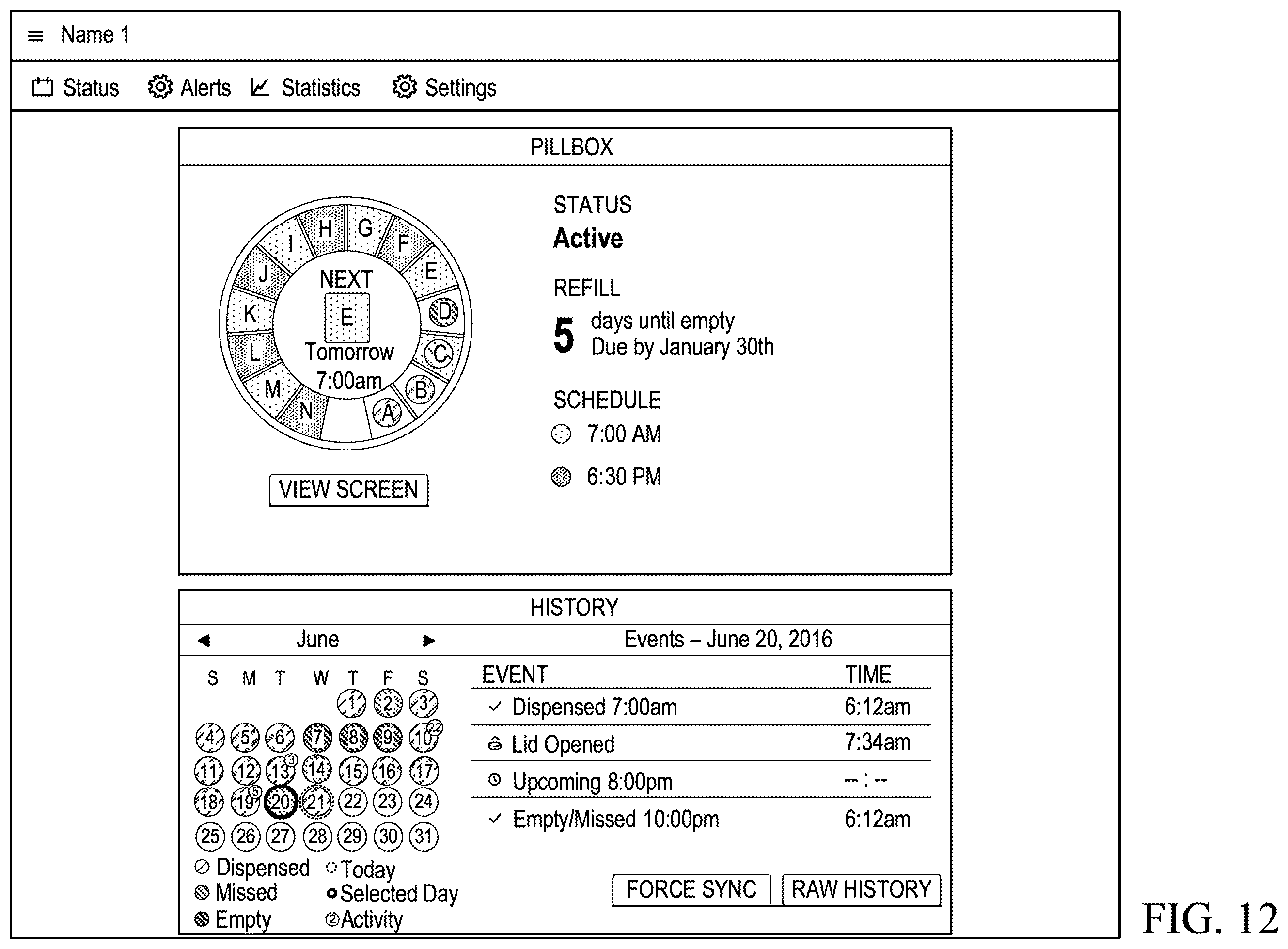 Patent US11793726 Figure 19 – Automatic pill dispenser and methods for automatic pill dispensing