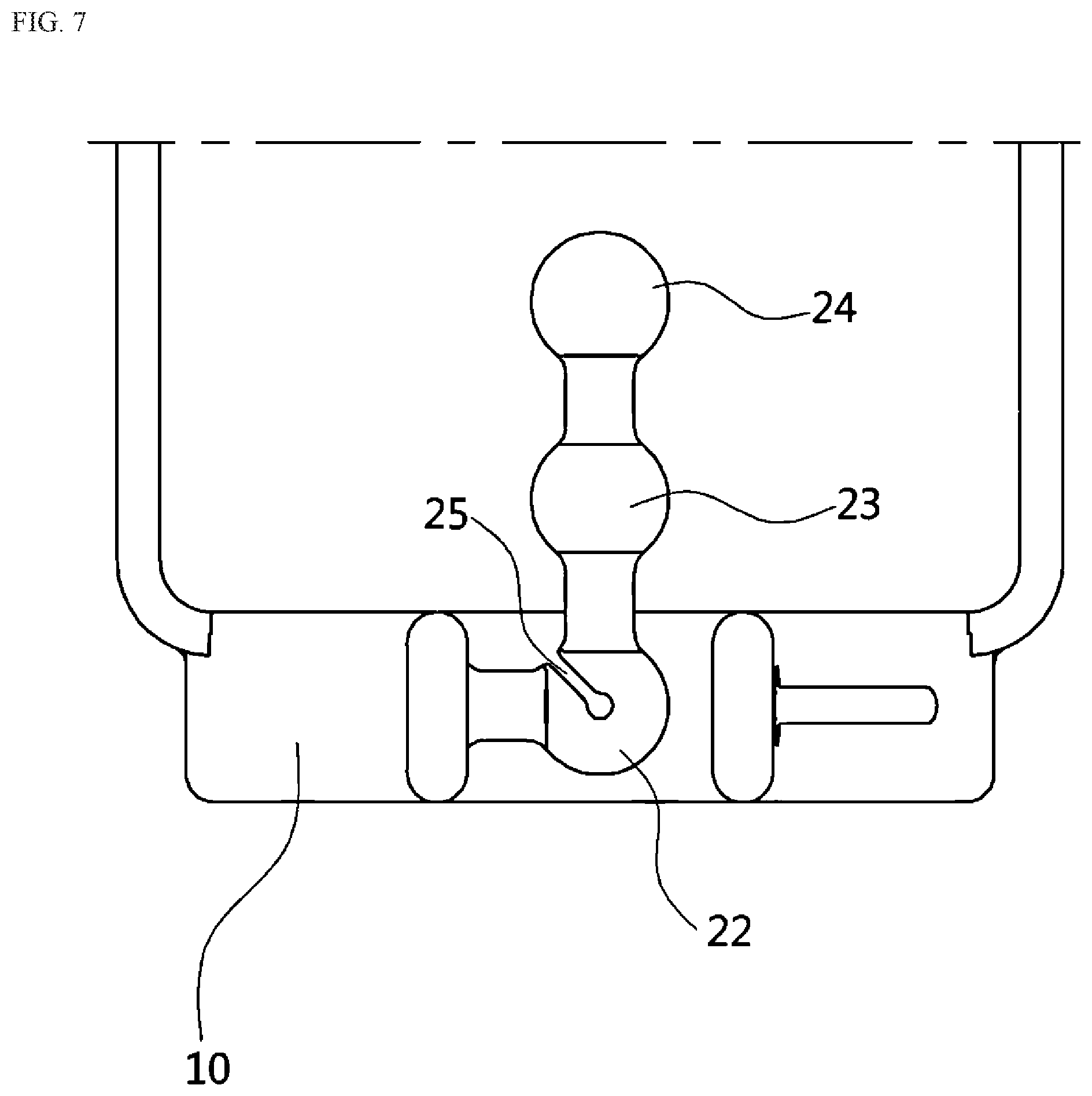 Patent US11793729 Figure 7 – Teether with wristband