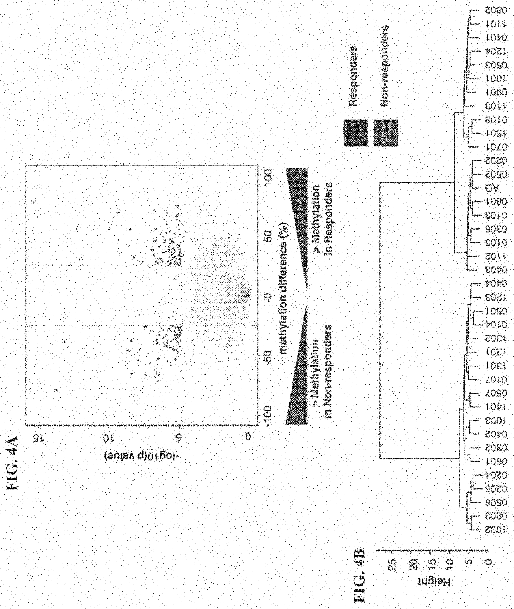 Patent US11793825 Figure 5 – Biomarkers for predicting responsiveness to decitabine therapy