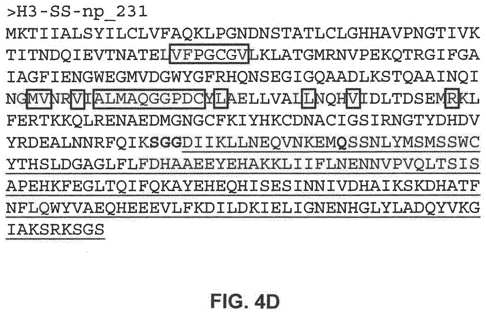 Patent US11793871 Figure 7 – Stabilized group 2 influenza hemagglutinin stem region trimers and uses thereof