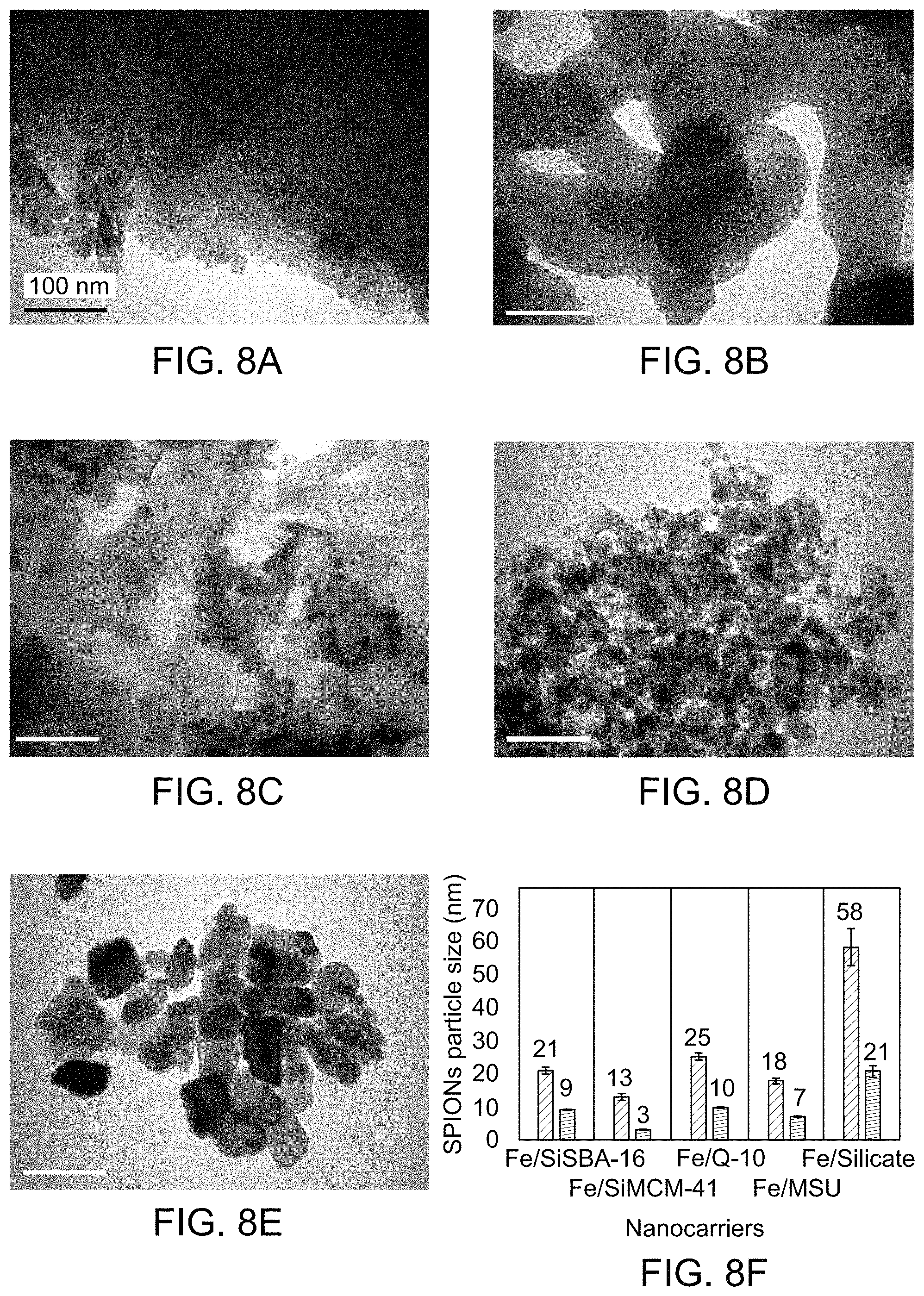 Patent US11793892 Figure 8 – Nanosilica carrier with spions and a curcuminoid