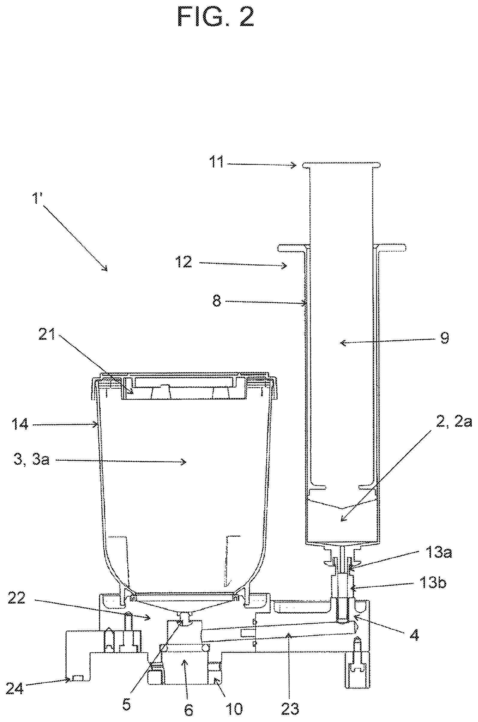 Patent US11793898 Figure 2 – Sanitation assembly and method