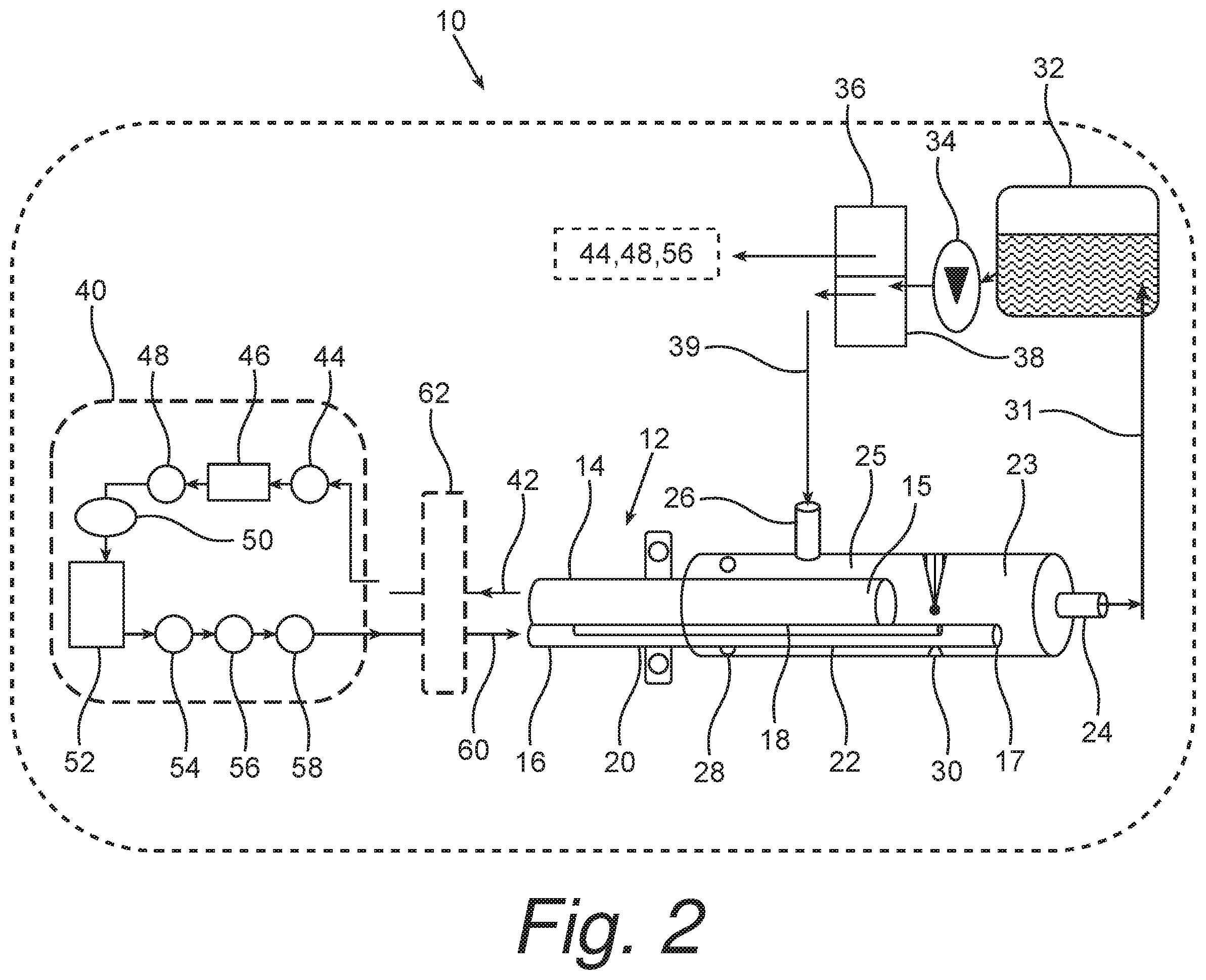 Patent US11793919 Figure 4 – Extracorporeal oxygenation system for low flow rates and methods of use