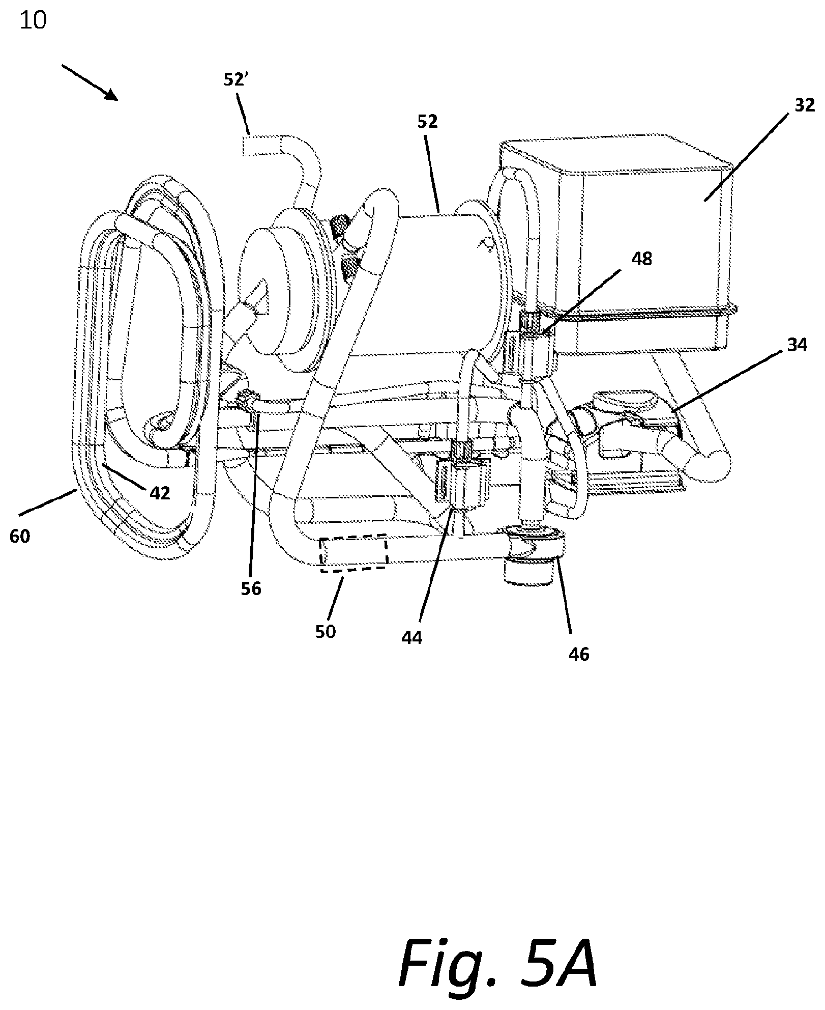 Patent US11793919 Figure 7 – Extracorporeal oxygenation system for low flow rates and methods of use