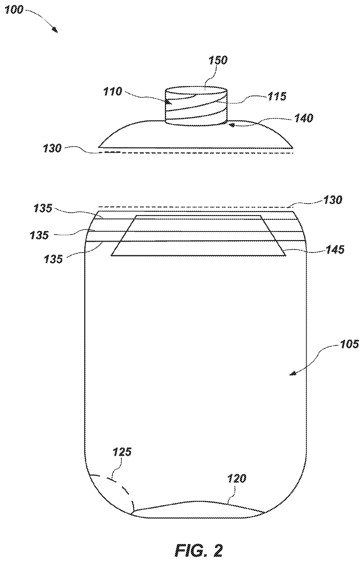 Patent US11793920 Figure 2 – Liquid receptacle for a pumping apparatus