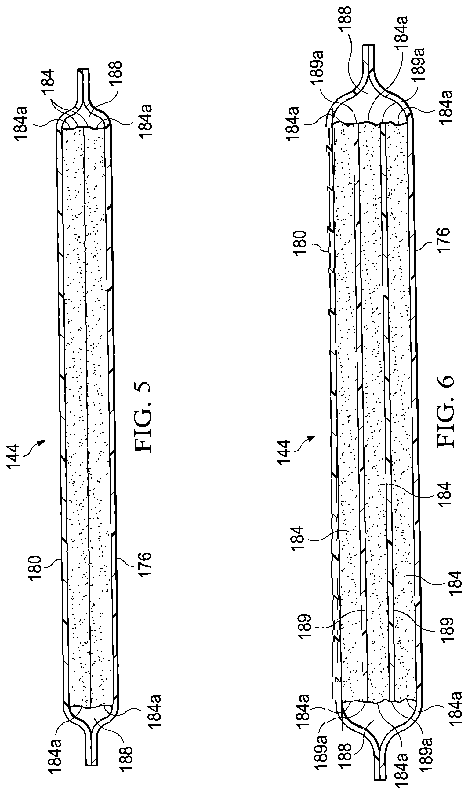 Patent US11793923 Figure 5 – Dressing with differentially sized perforations