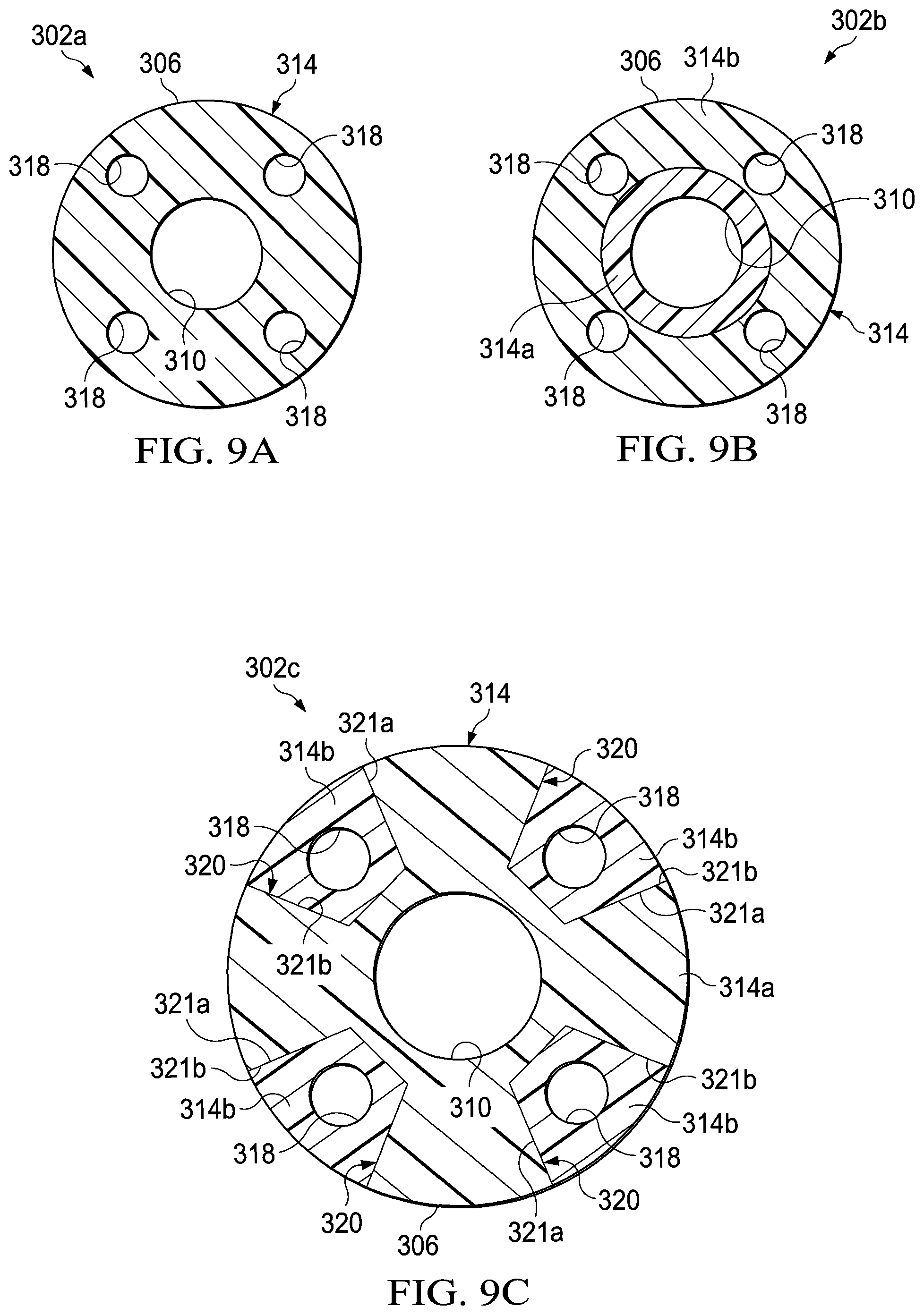 Patent US11793923 Figure 7 – Dressing with differentially sized perforations