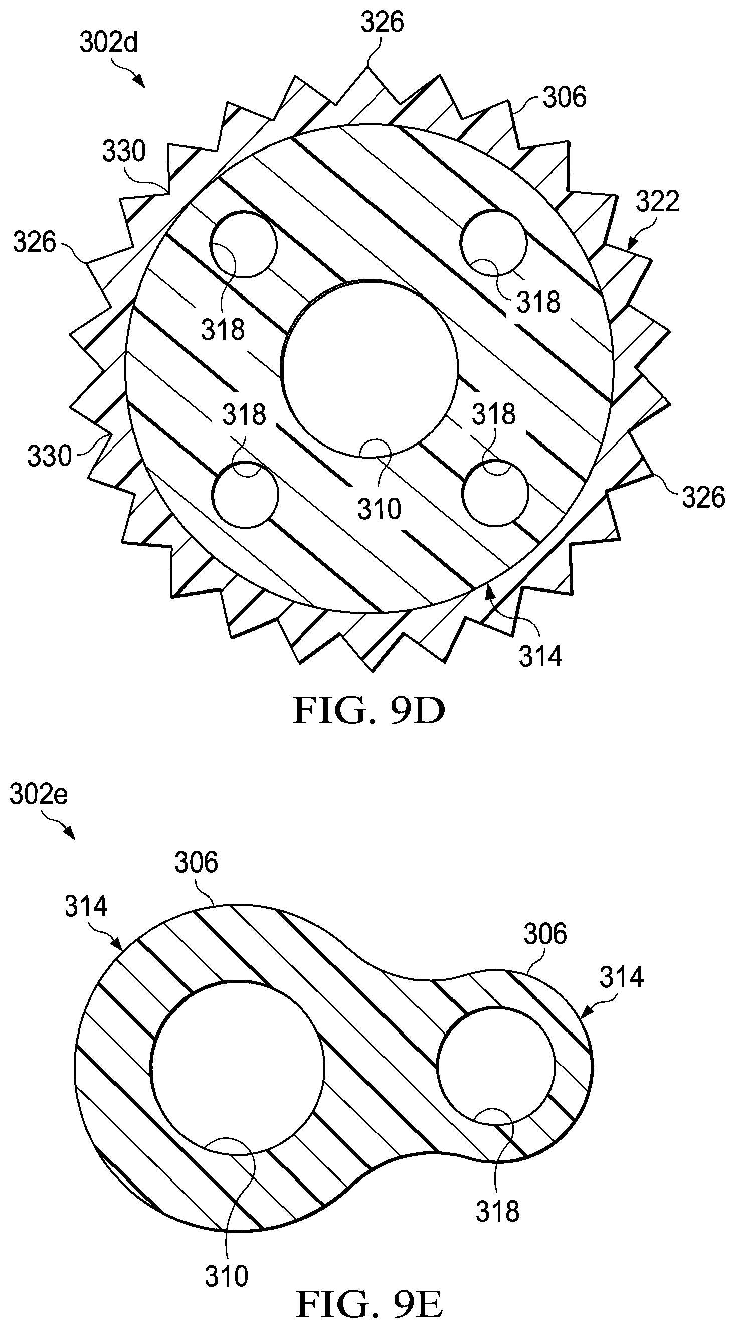 Patent US11793923 Figure 8 – Dressing with differentially sized perforations