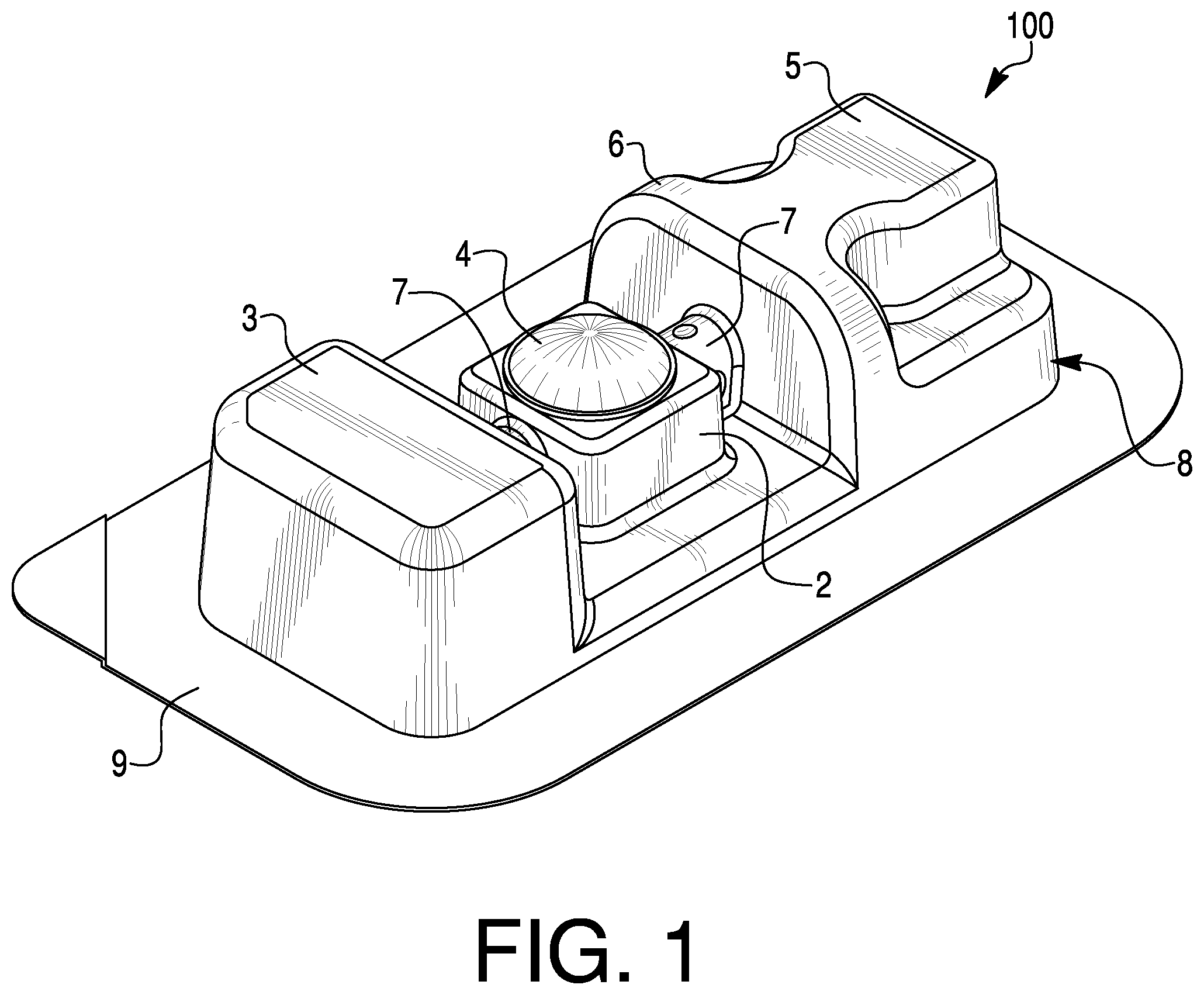 Patent US11793926 Figure 1 – Medical device packaging and related methods
