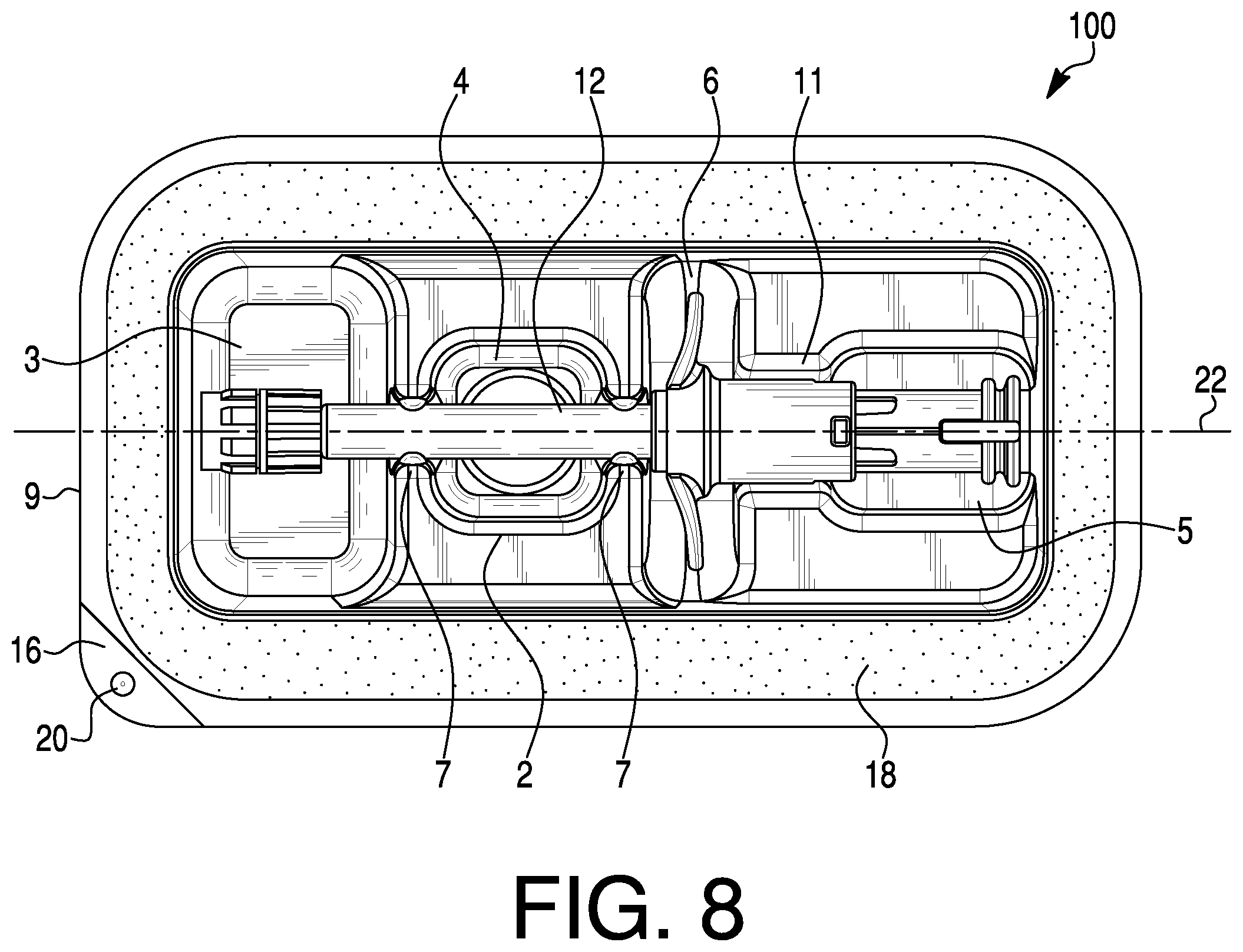 Patent US11793926 Figure 8 – Medical device packaging and related methods