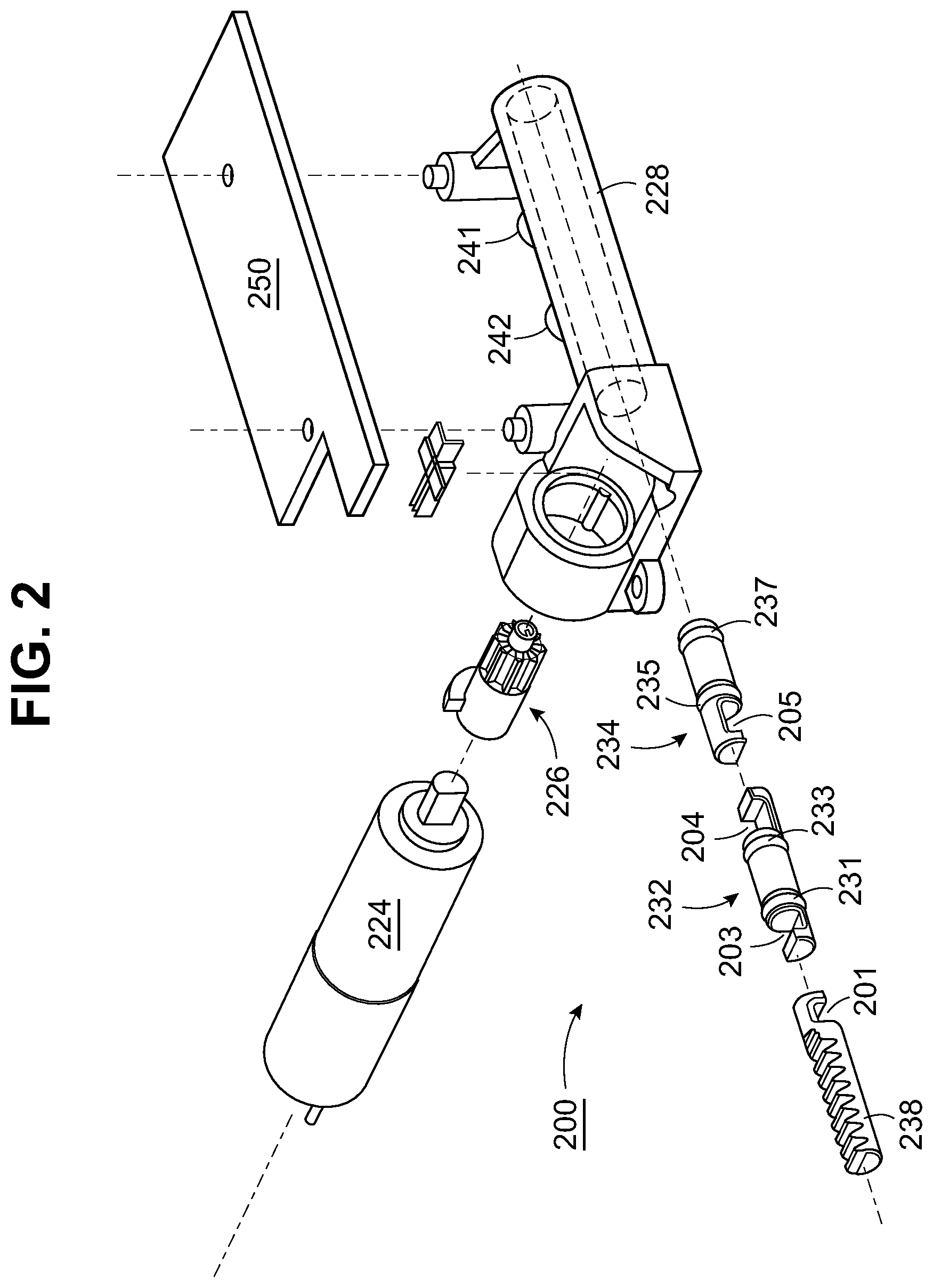 Patent US11793929 Figure 2 – Split piston metering pump