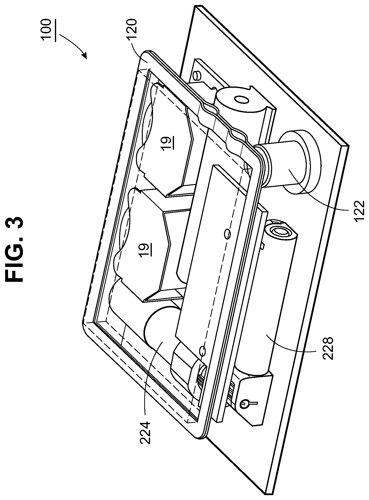 Patent US11793929 Figure 3 – Split piston metering pump