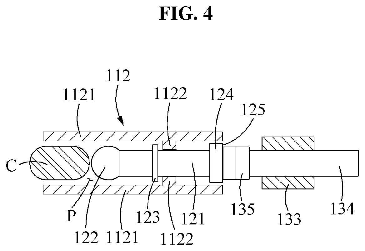 Patent US11793931 Figure 4 – Device for conveying biological material
