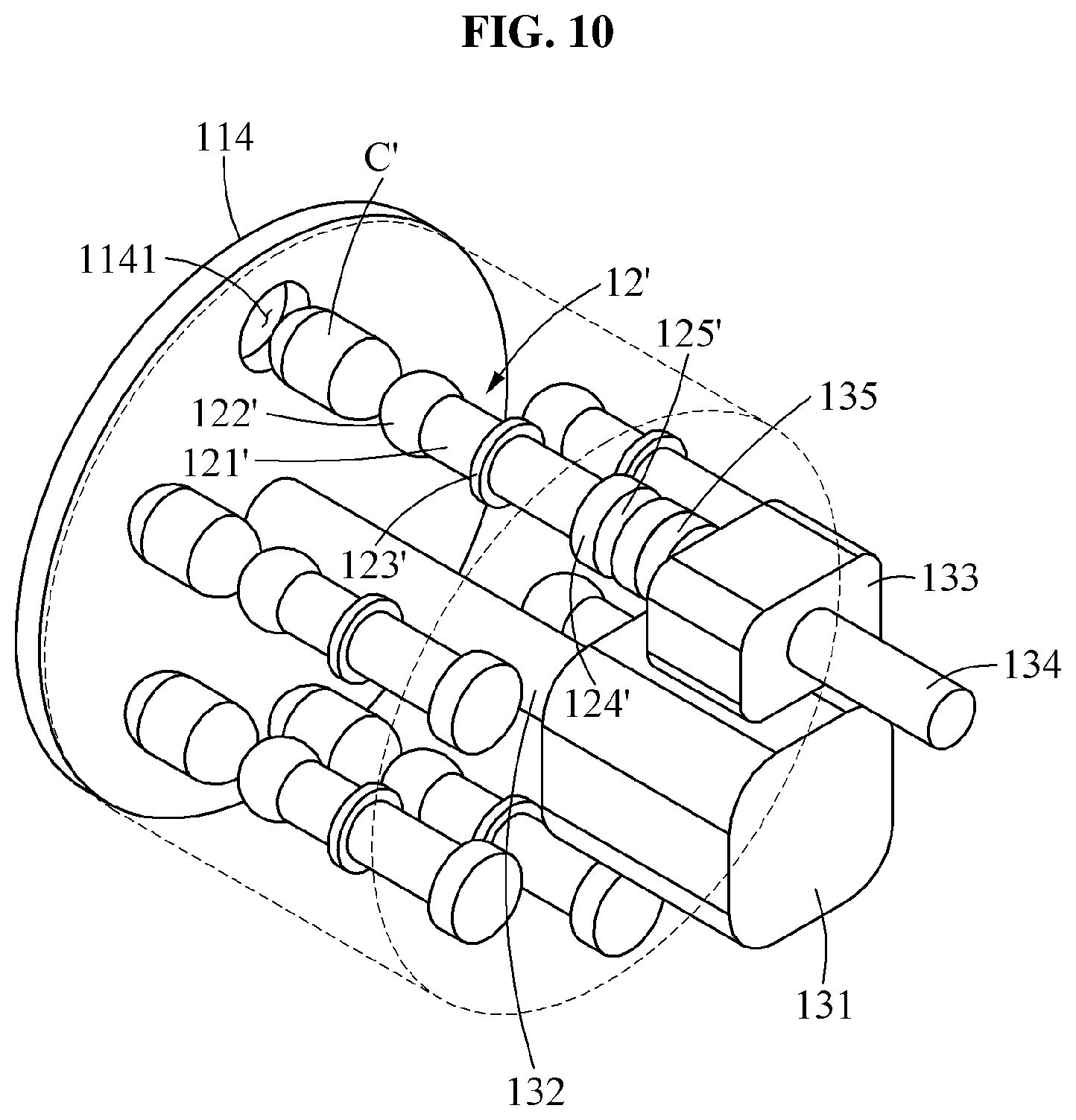 Patent US11793931 Figure 10 – Device for conveying biological material