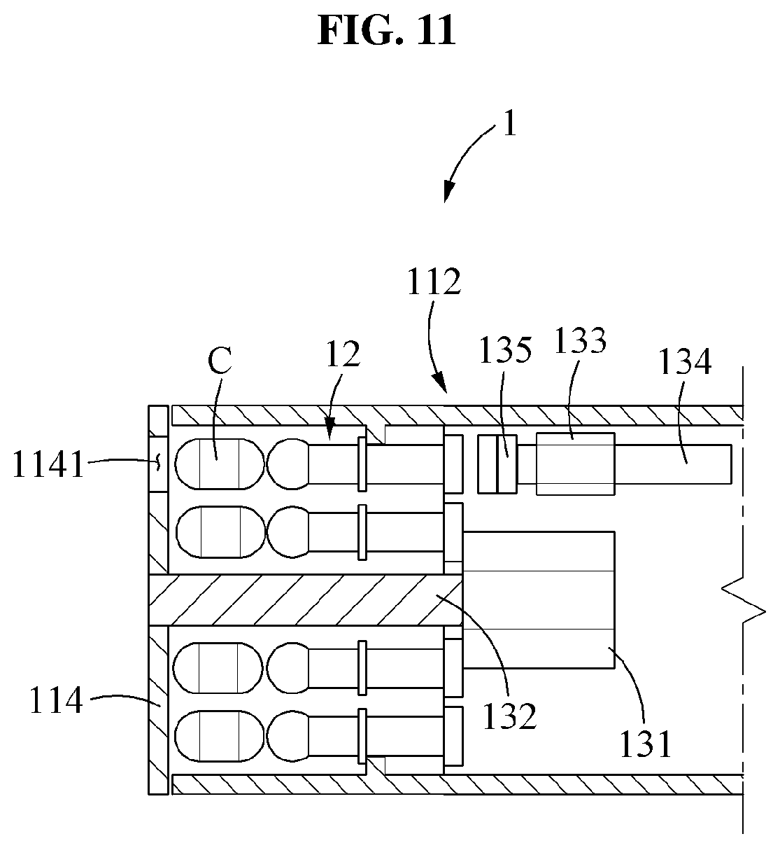 Patent US11793931 Figure 11 – Device for conveying biological material
