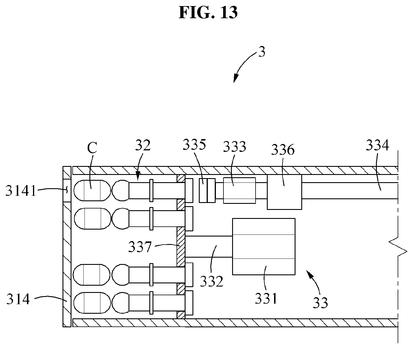Patent US11793931 Figure 13 – Device for conveying biological material