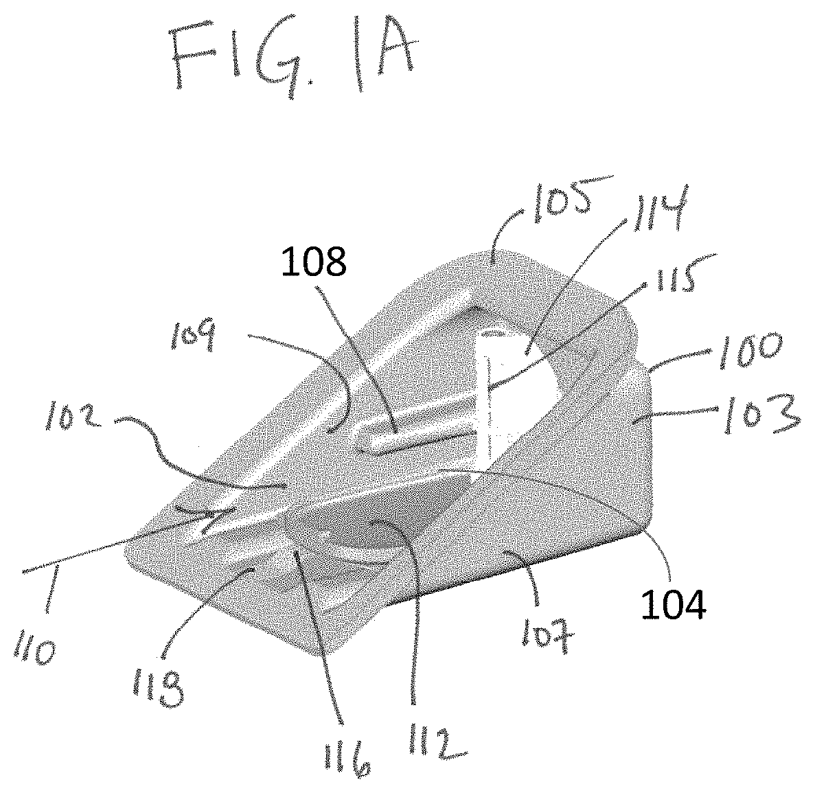 Patent US11793934 Figure 1 – Cartridge and inserter for a medical system