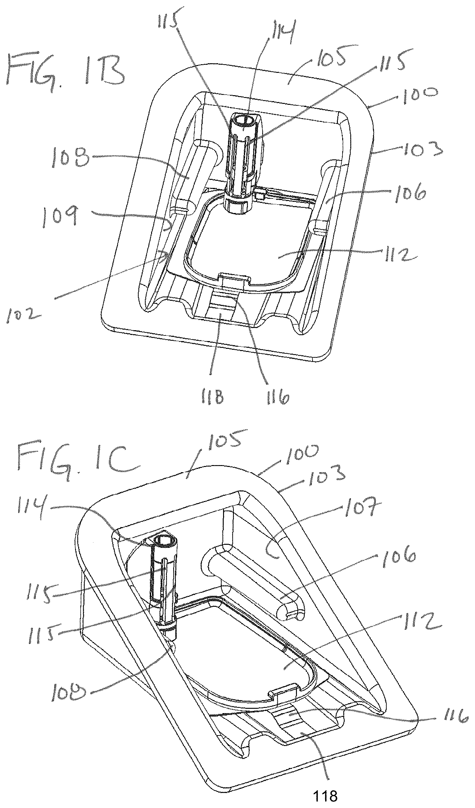 Patent US11793934 Figure 2 – Cartridge and inserter for a medical system