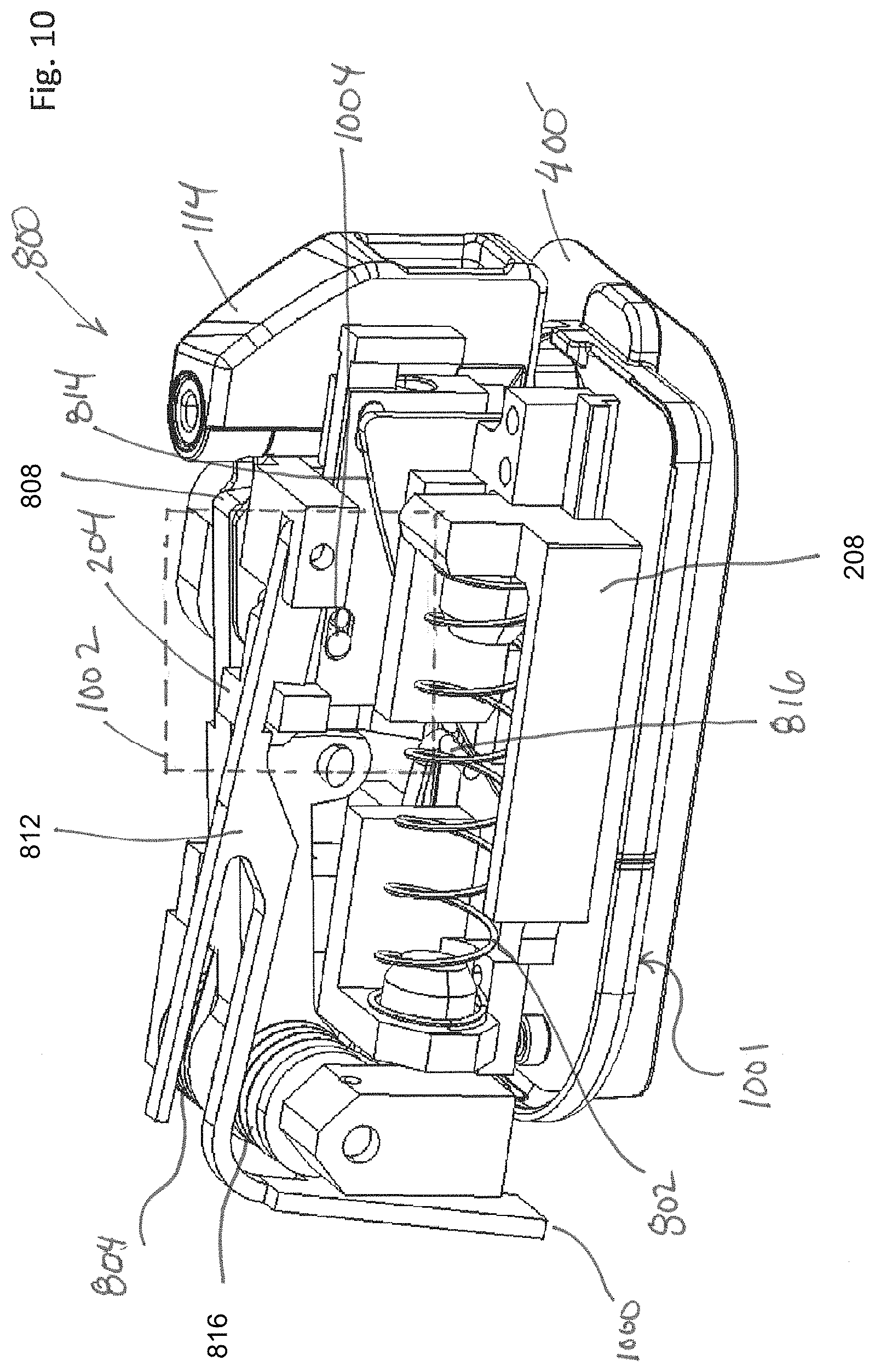 Patent US11793934 Figure 9 – Cartridge and inserter for a medical system